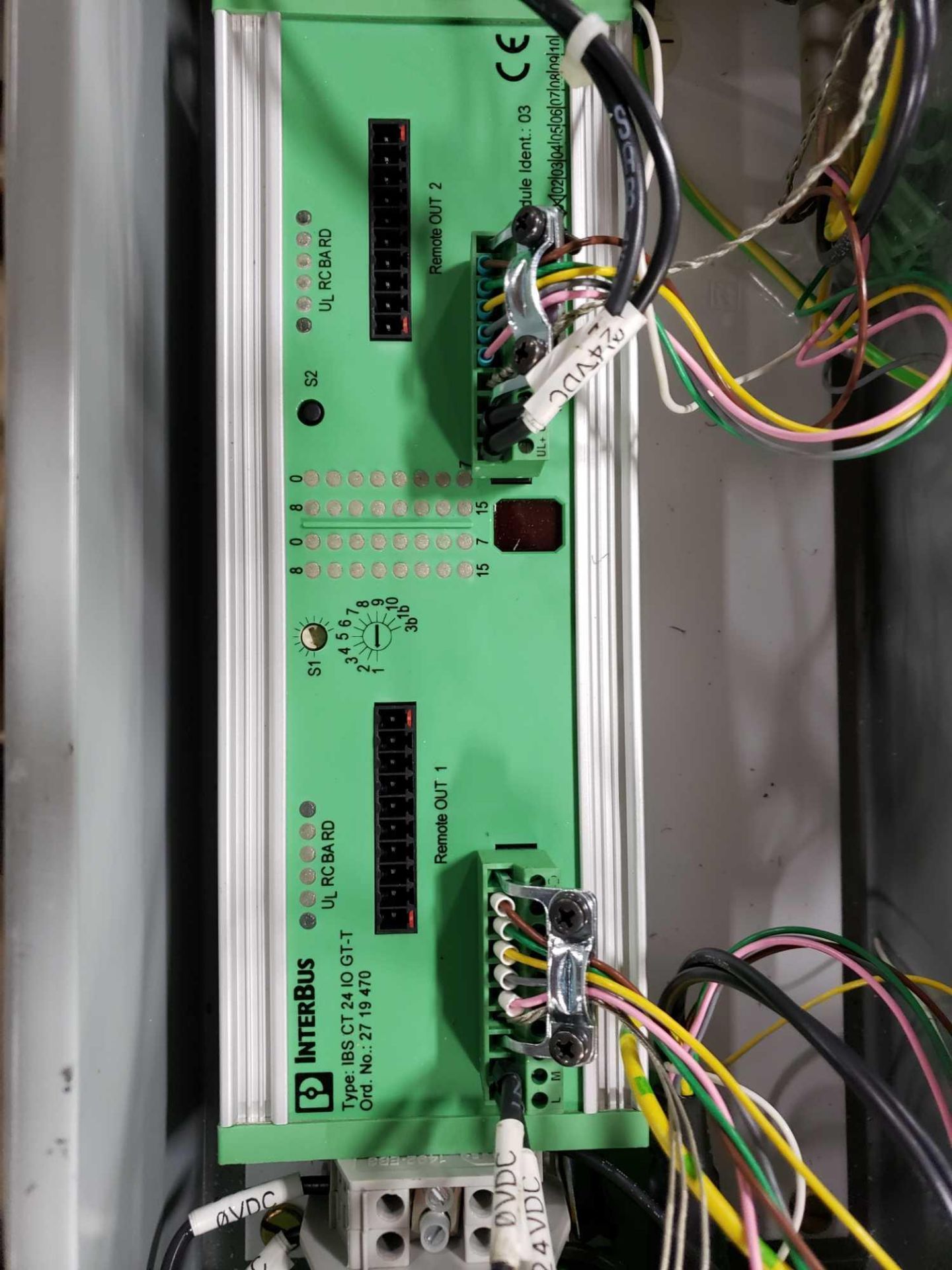 Qty 10 - Interbus type IBS-CT-24-IO-GT-T controllers.