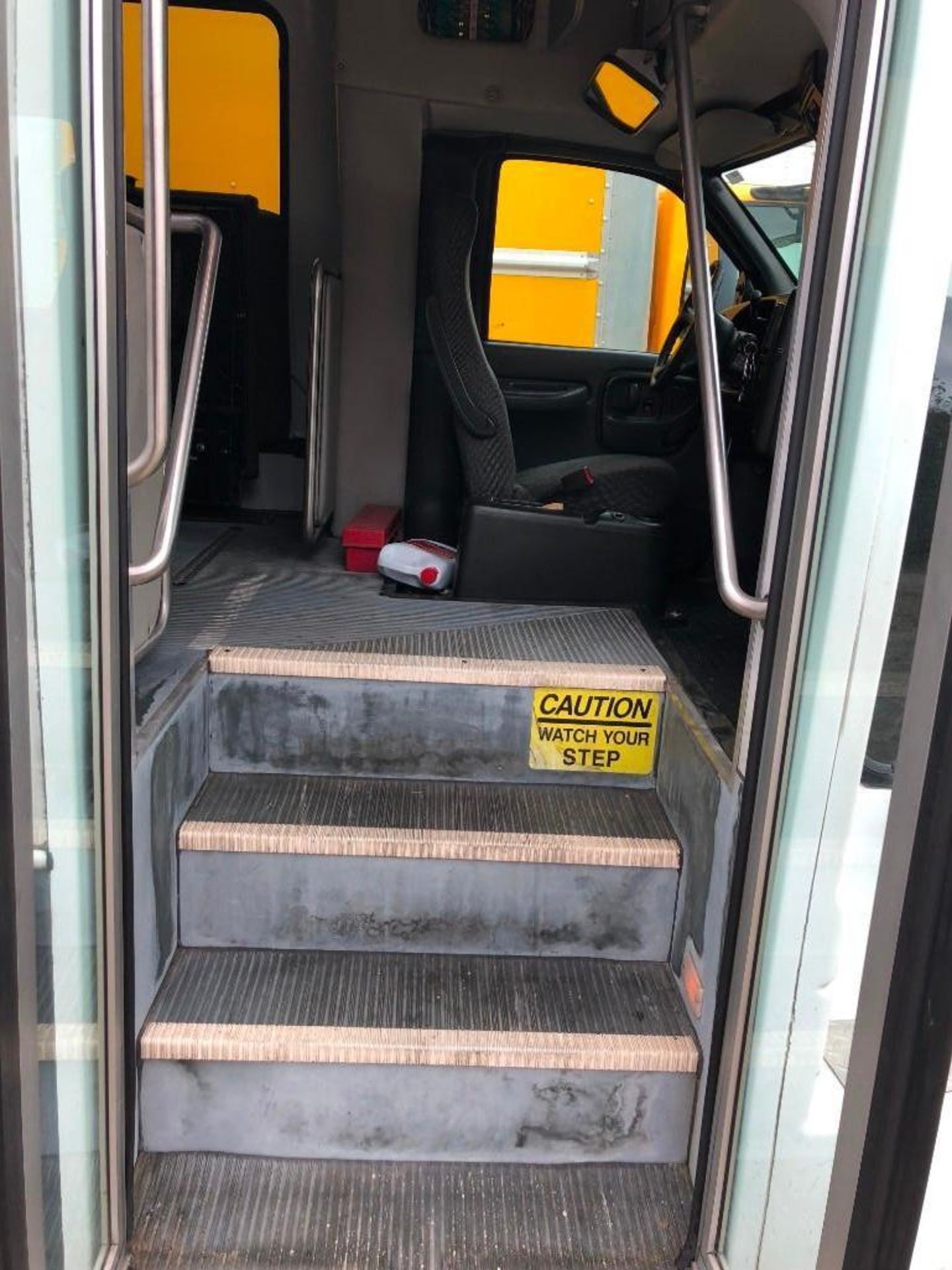 Lifelock Bus 2007 GMC C5500 24 passenger shuttle bus w/ cargo rear. VIN ...