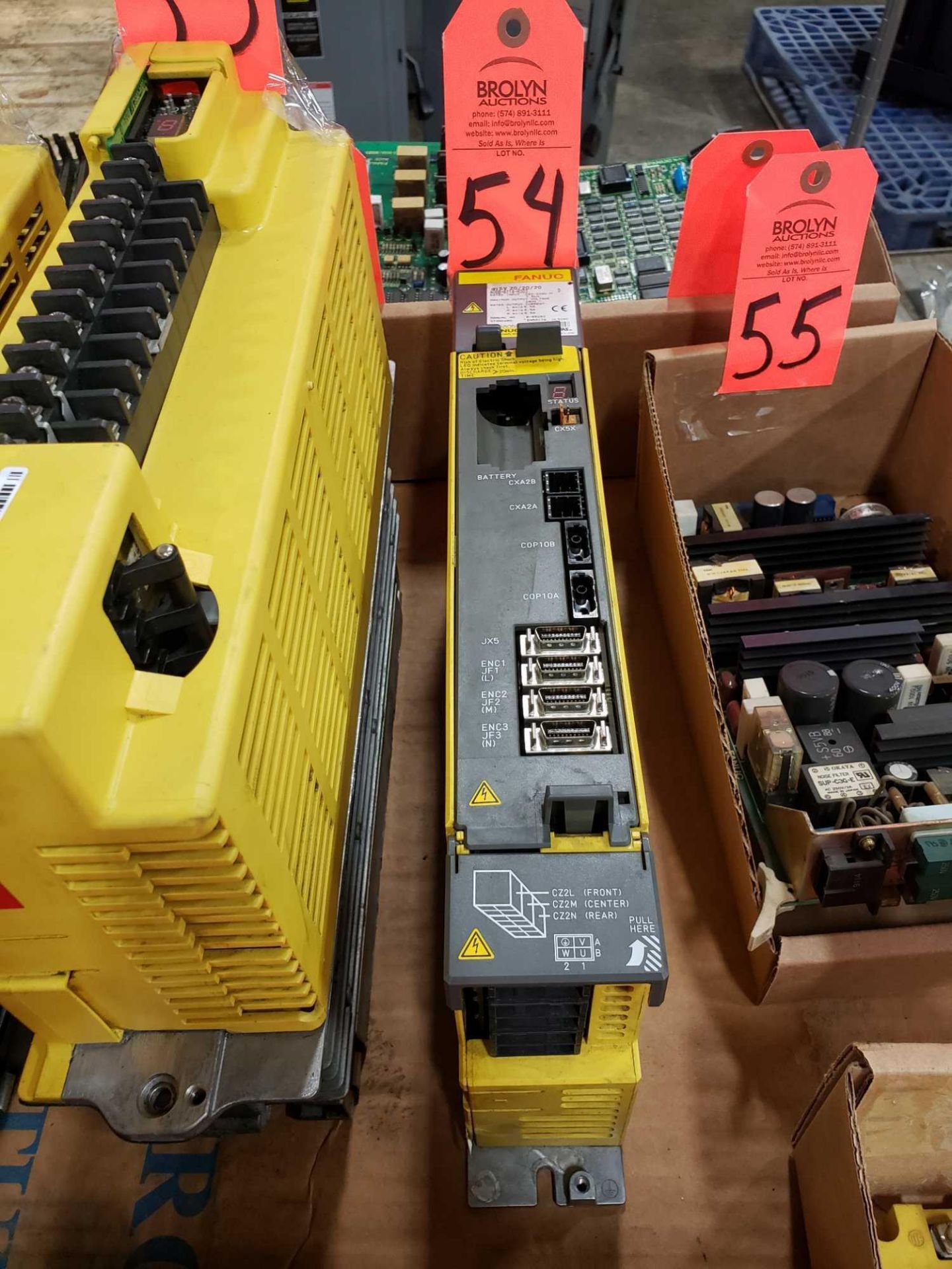 Fanuc A06B-6114-H303 servo drive.