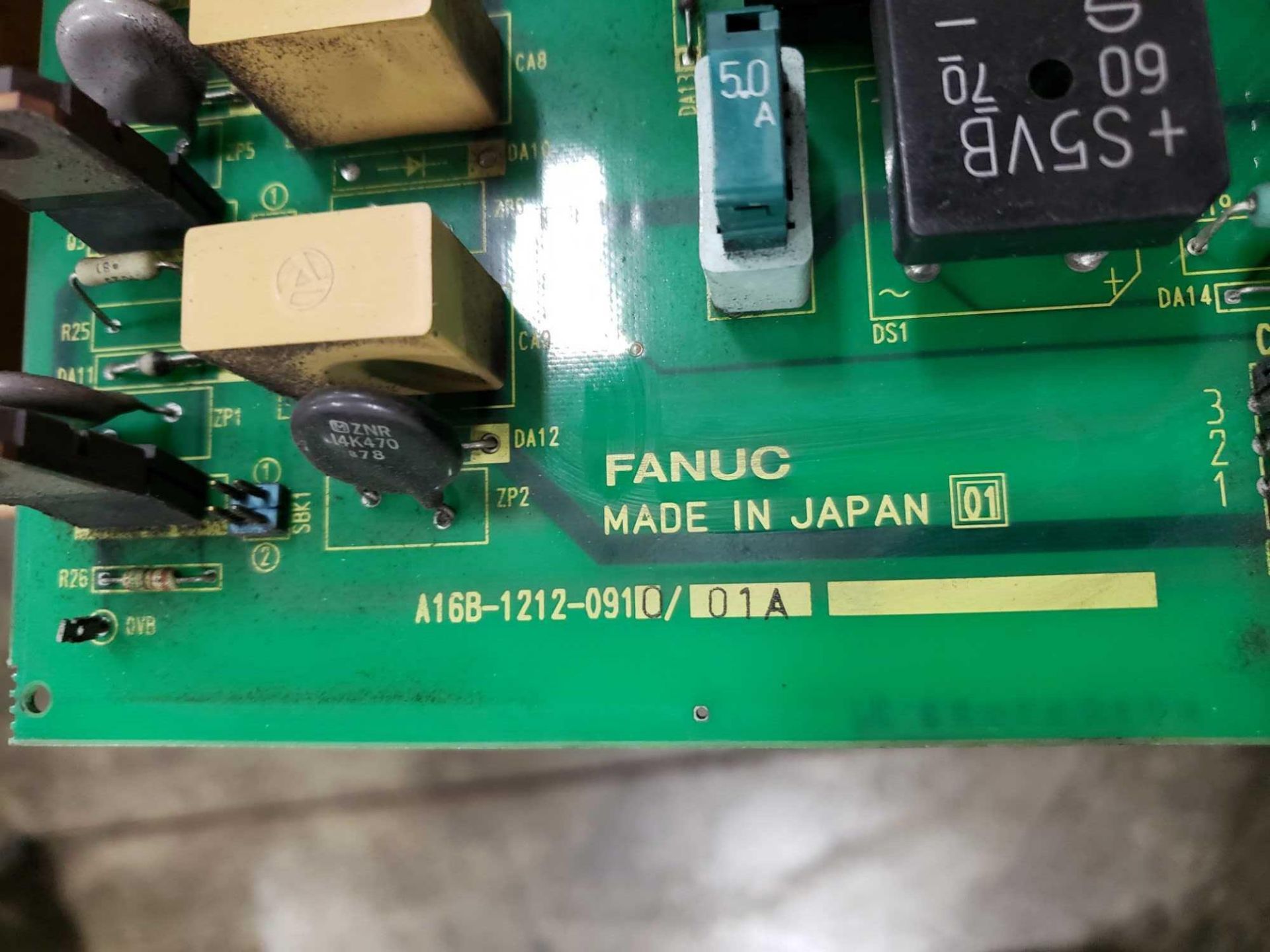 Fanuc model A16B-1212-0910/01A control board. - Image 2 of 2