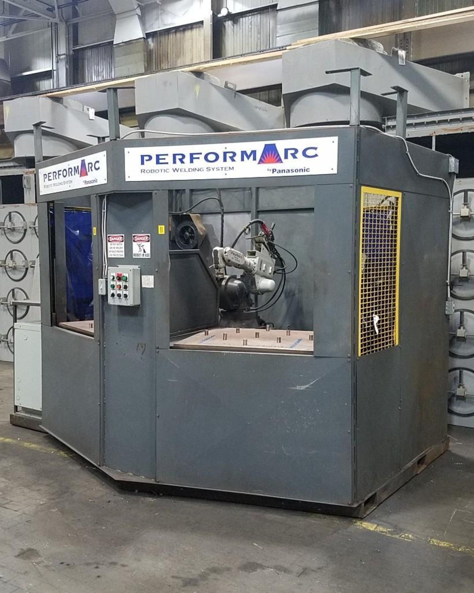 **Located in Brook Park, OH** Panasonic PerformArc Series 50 robotic welding cell. - Image 2 of 2
