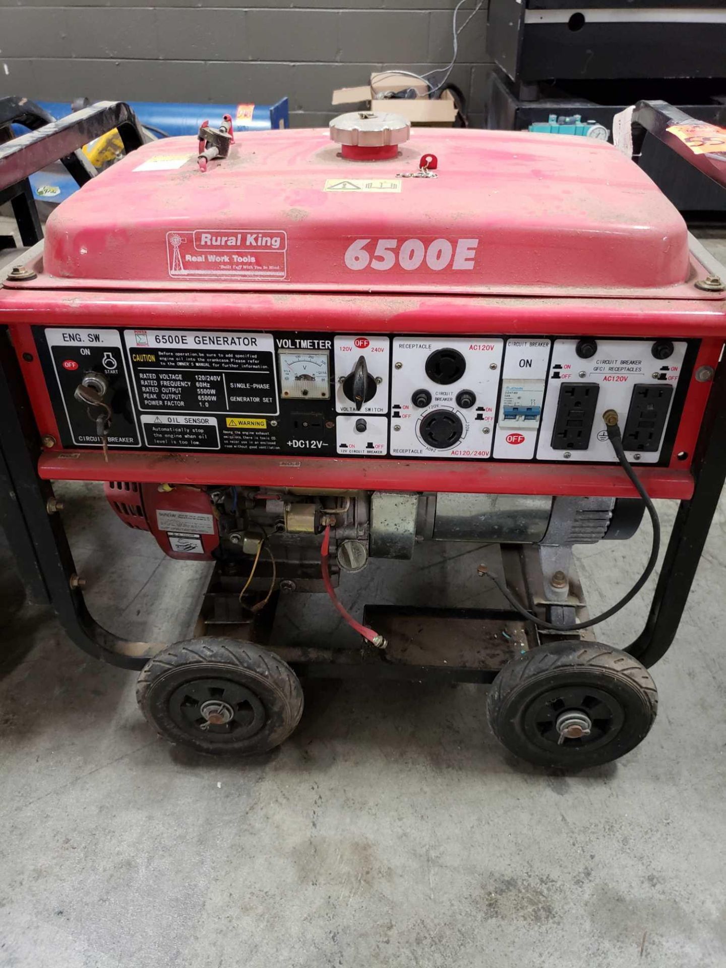 Qty 3 - 6500e gas generator. Consignor states all need work. - Image 3 of 8