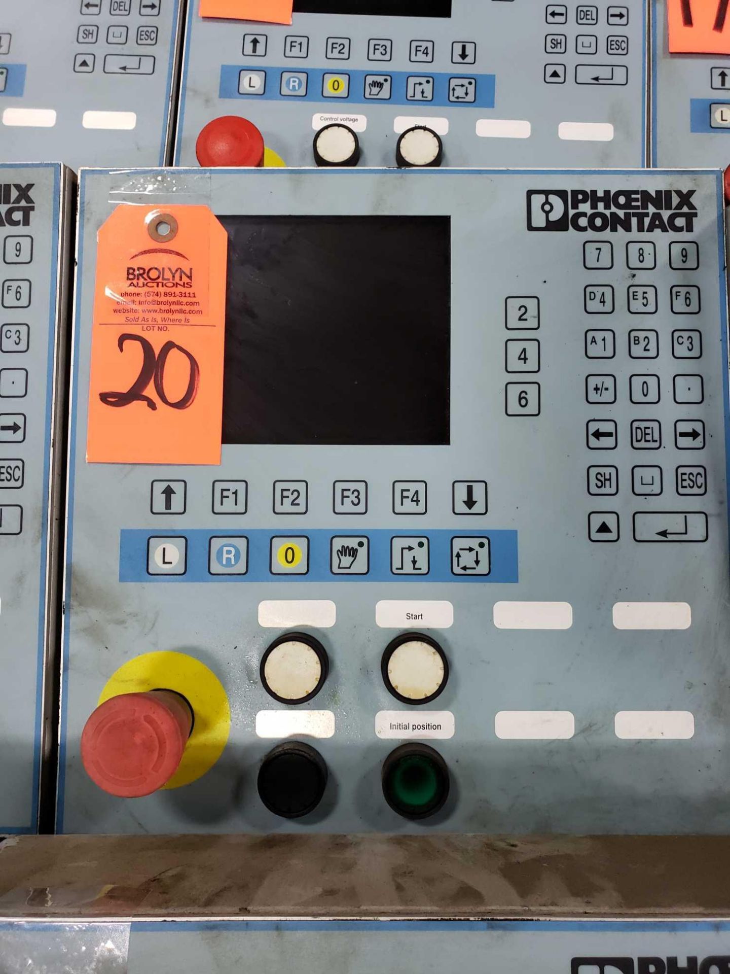 Phoenix Contact Interbus Mode IBS-IP-ODP-2 operator display panel.