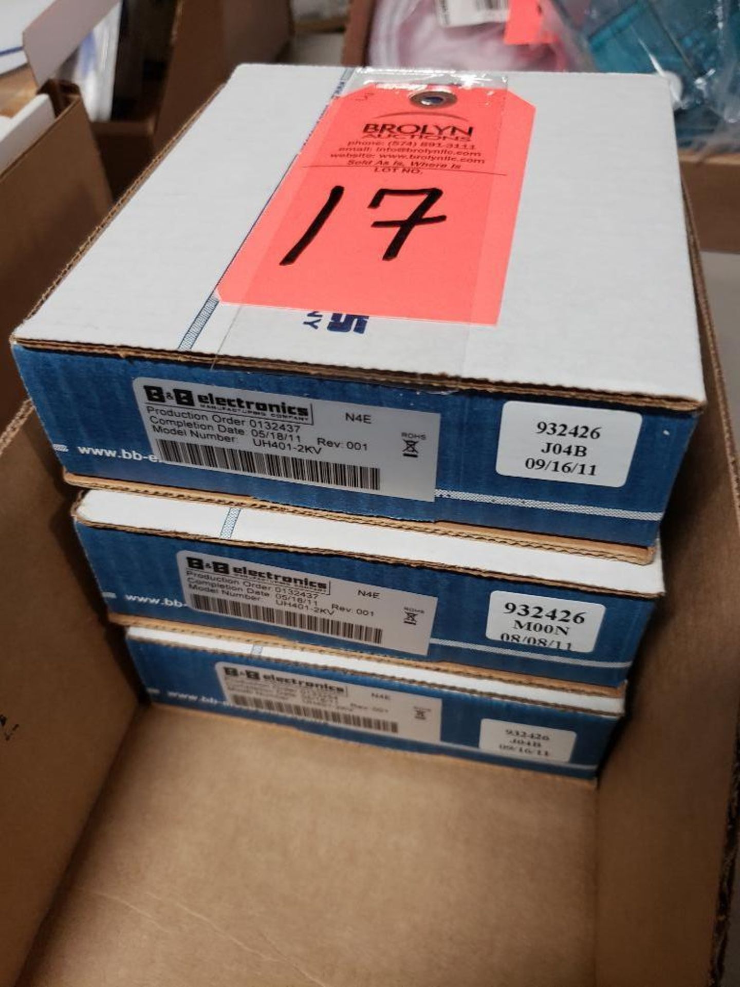 Qty 3 - B&B electronics model UH401-2KV. New in boxes.