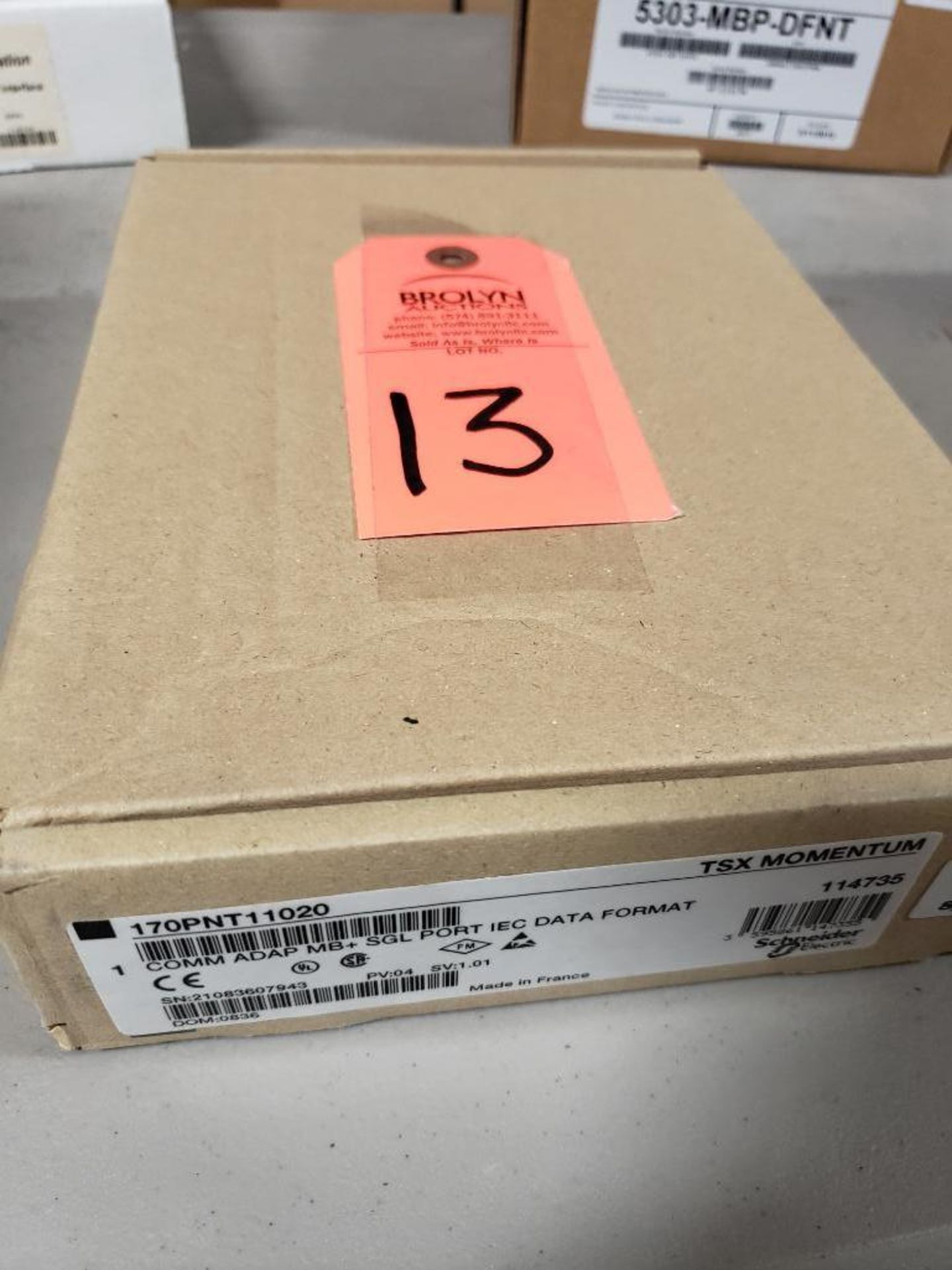 Qty 1 - Schneider Modicon Model 170PNT11020. New in sealed box as pictured.