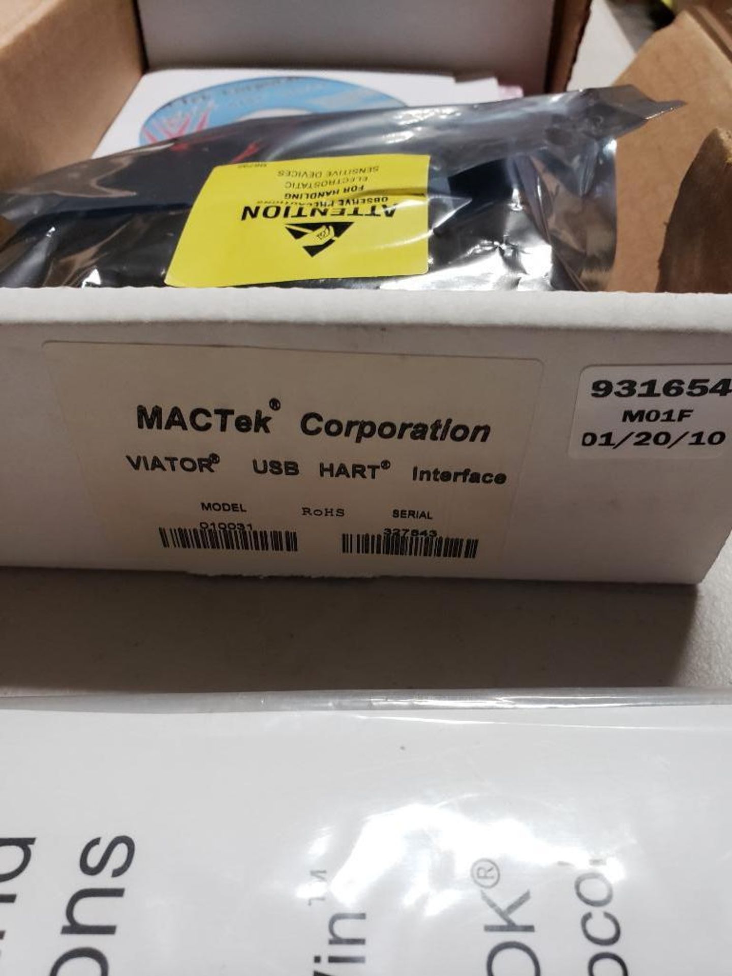 Qty 1 - MacTeck Corp Viator USB Hart Interface model 010031. New in box. - Image 2 of 4