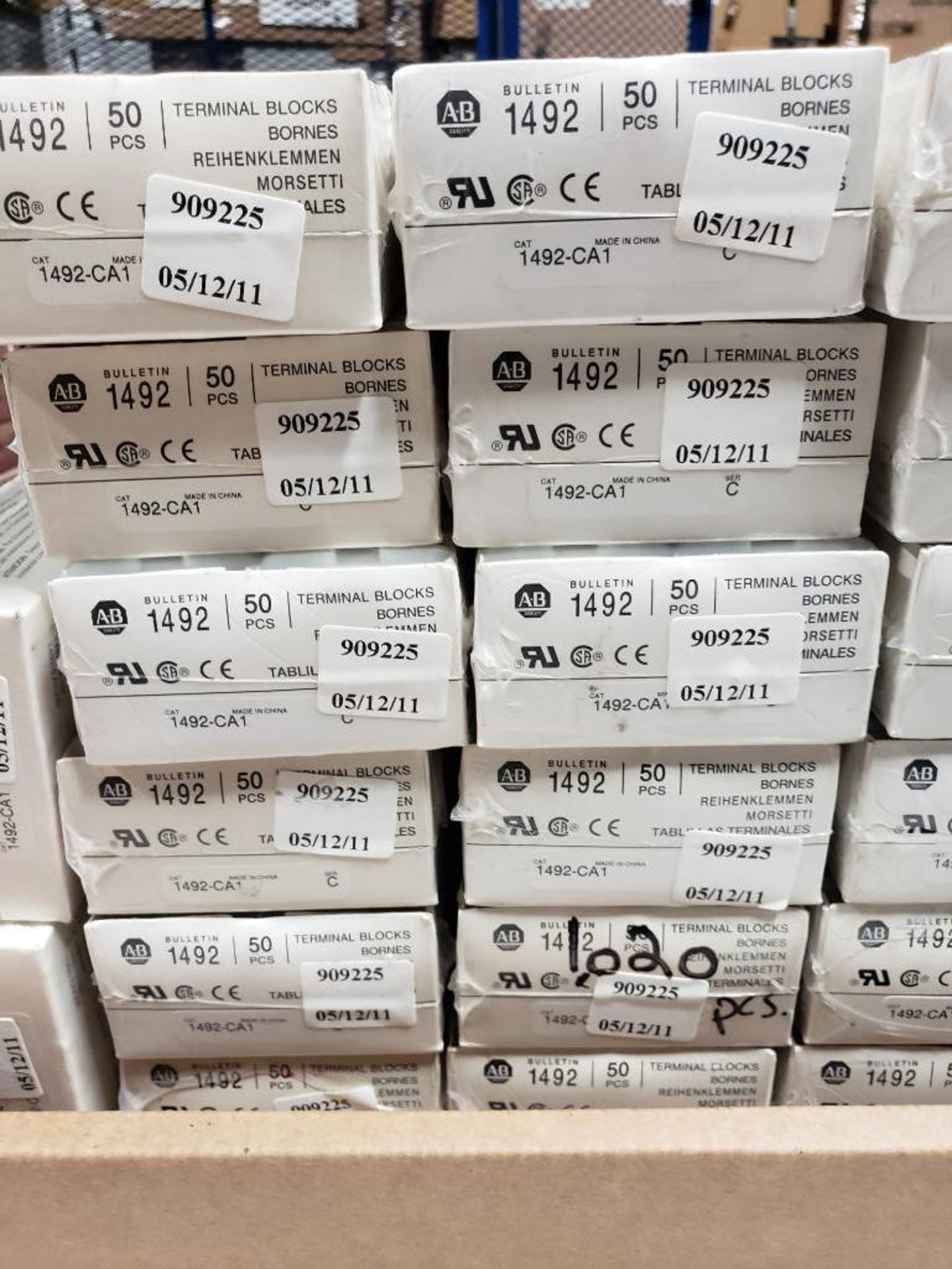 Qty 20 - boxes of 50 Allen Bradley 1492-CA1. New in boxes as pictured. - Image 2 of 2