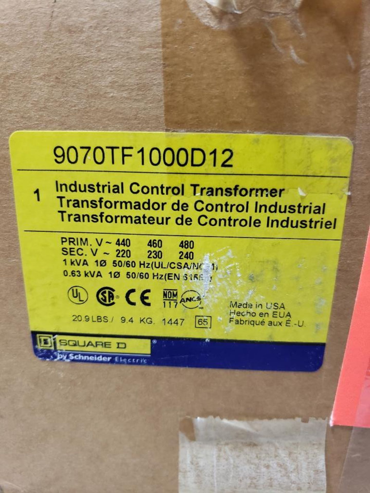 Qty 2 - Square D model 9070TF1000D12. New in boxes. - Image 2 of 2