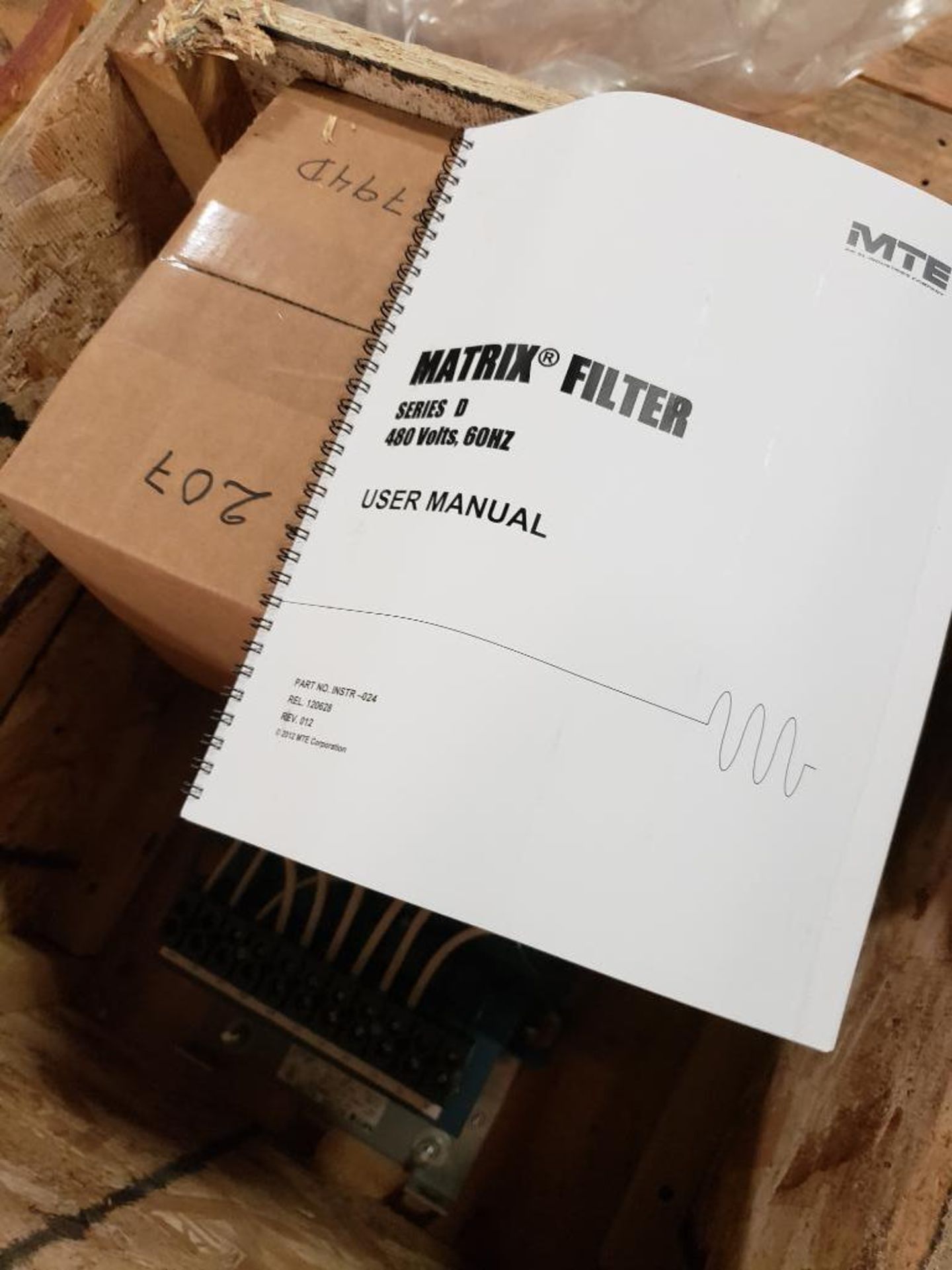 MTE matrix filter catalog number MDP0044D. New. - Image 4 of 6