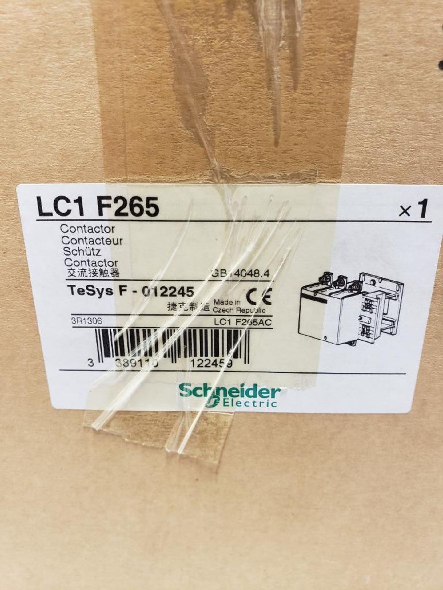 Qty 1 - Schneider Modicon contactor model LC1-F265 with LX1-FH5002. New in boxes. - Image 2 of 4