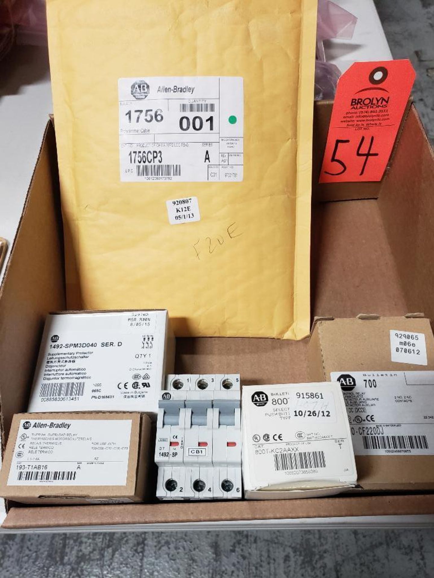 Assorted Allen Bradley, New as pictured.