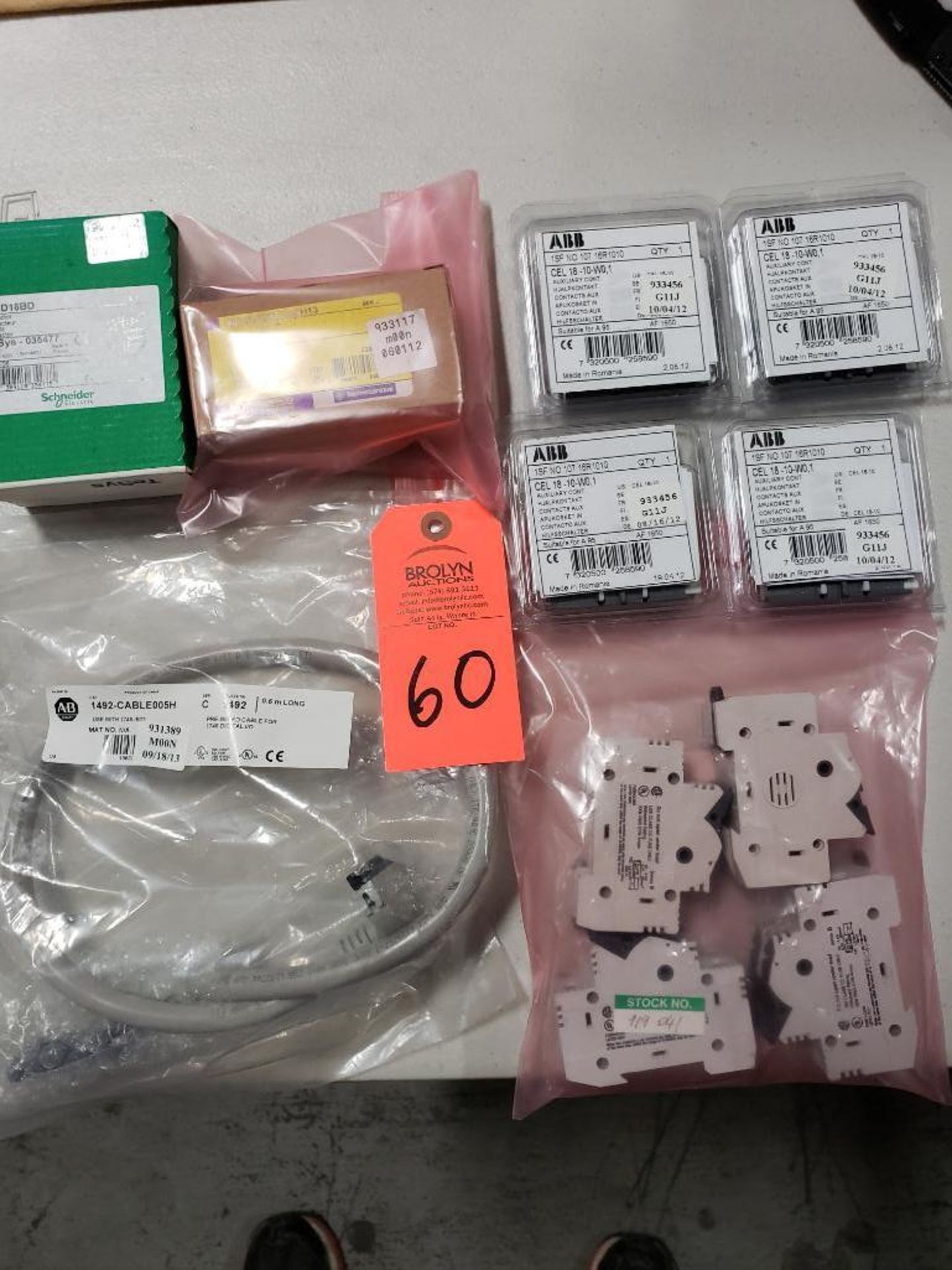 Assorted Electrical, New as pictured.