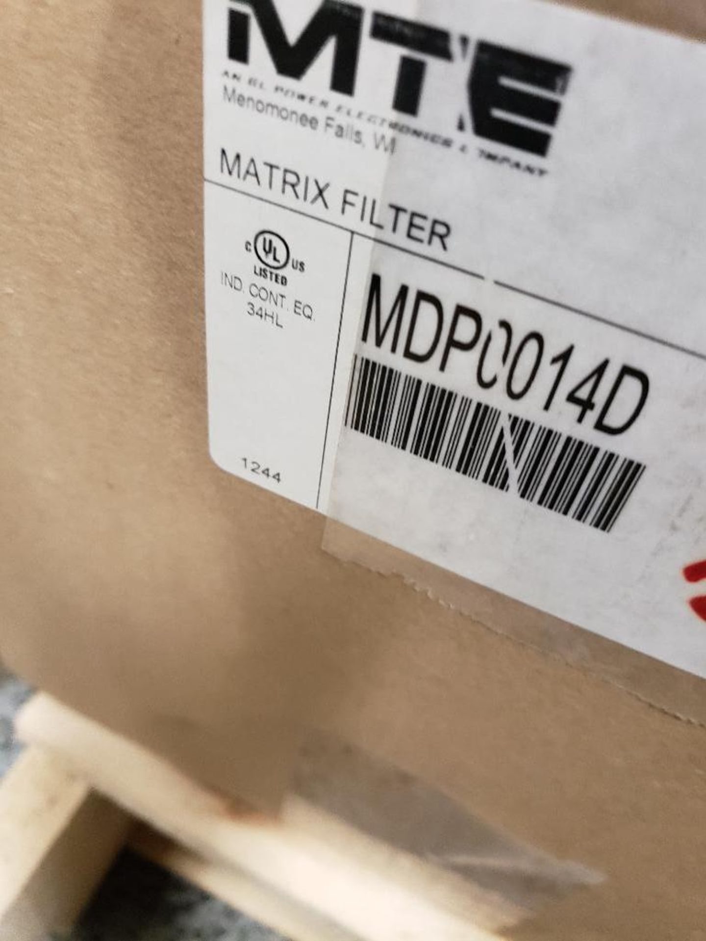 Qty 3 - MTE matrix filter model MDP0014D. New in boxes. - Image 8 of 8