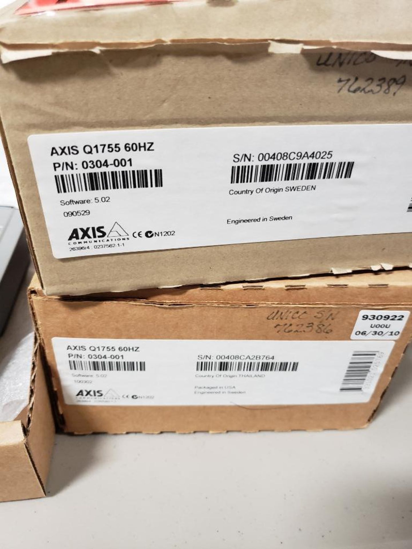 Qty 2 - Axis model Q1755, 60hz, part number 0304-001. New in boxes. - Image 3 of 6