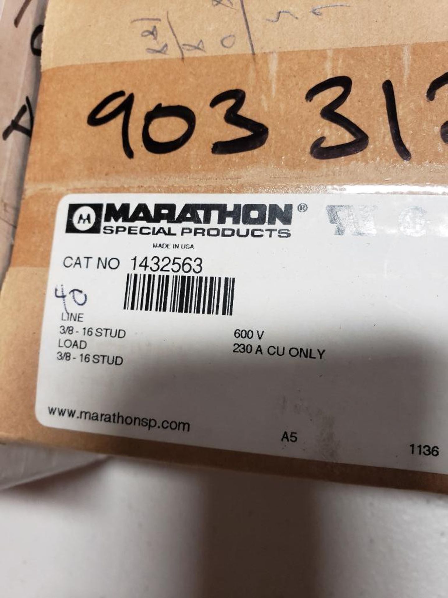 Qty 2 - Asco model EF8223G010 and Marathon model 143563. New in boxes. - Image 2 of 6