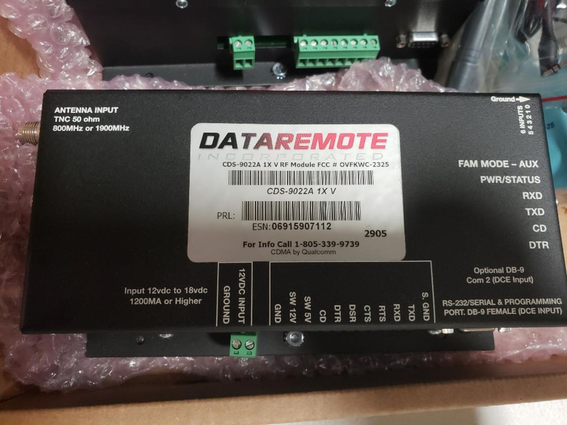 Qty 2 - Dataremote model CDS-9022-1X-V. New as pictured. - Image 2 of 4