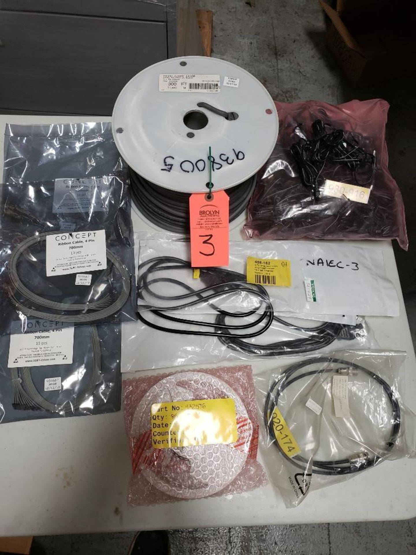 Assorted new electrical components as pictured.