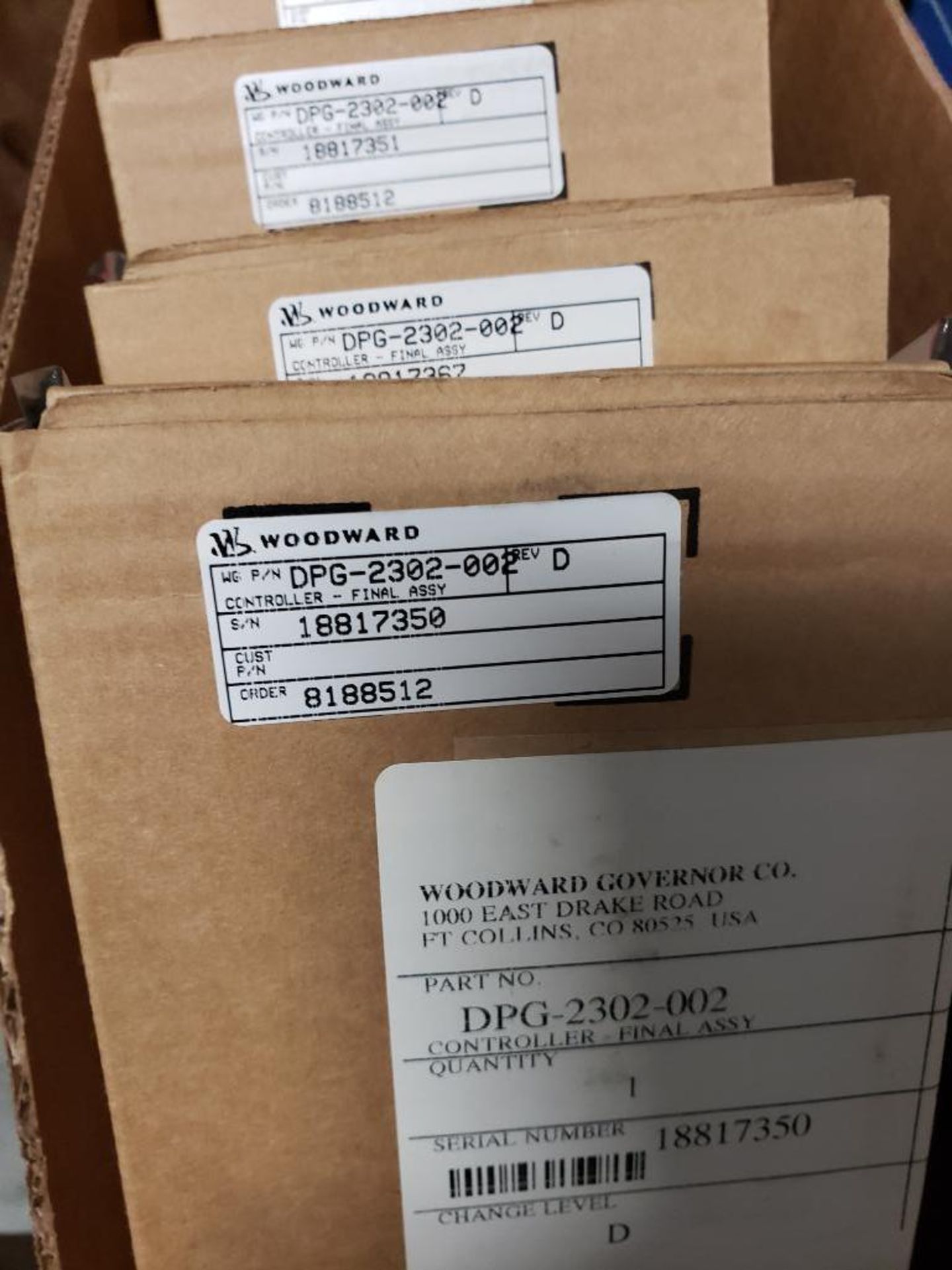 Qty 4 - Woodward part number DPG-2302-002. New in boxes. - Image 2 of 2