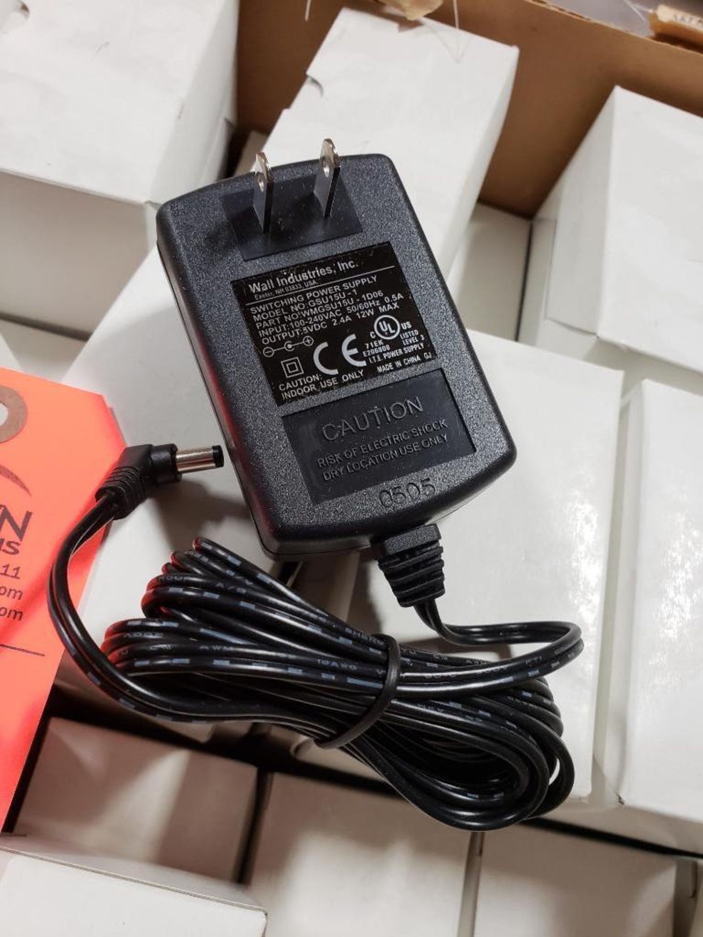 Qty 70 - Wall Industries switching power supply model GSU15U-1. New in boxes. - Image 2 of 4