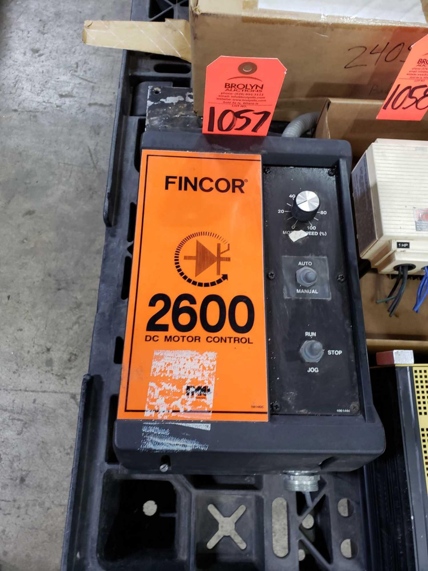 Fincor Model 2602 DC motor control.