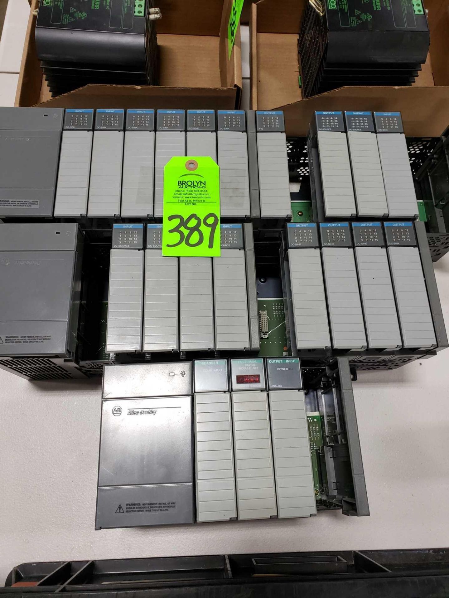 Qty 3 - Allen Bradley SLC500 racks as pictured. - Image 5 of 5