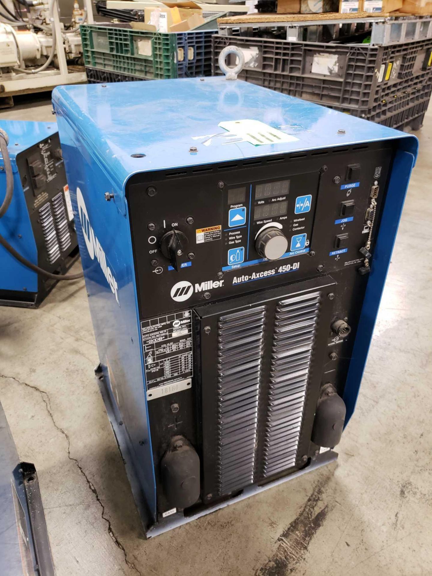 Miller AutoAxcess 450DI welder power supply. 3 phase 208575v. This