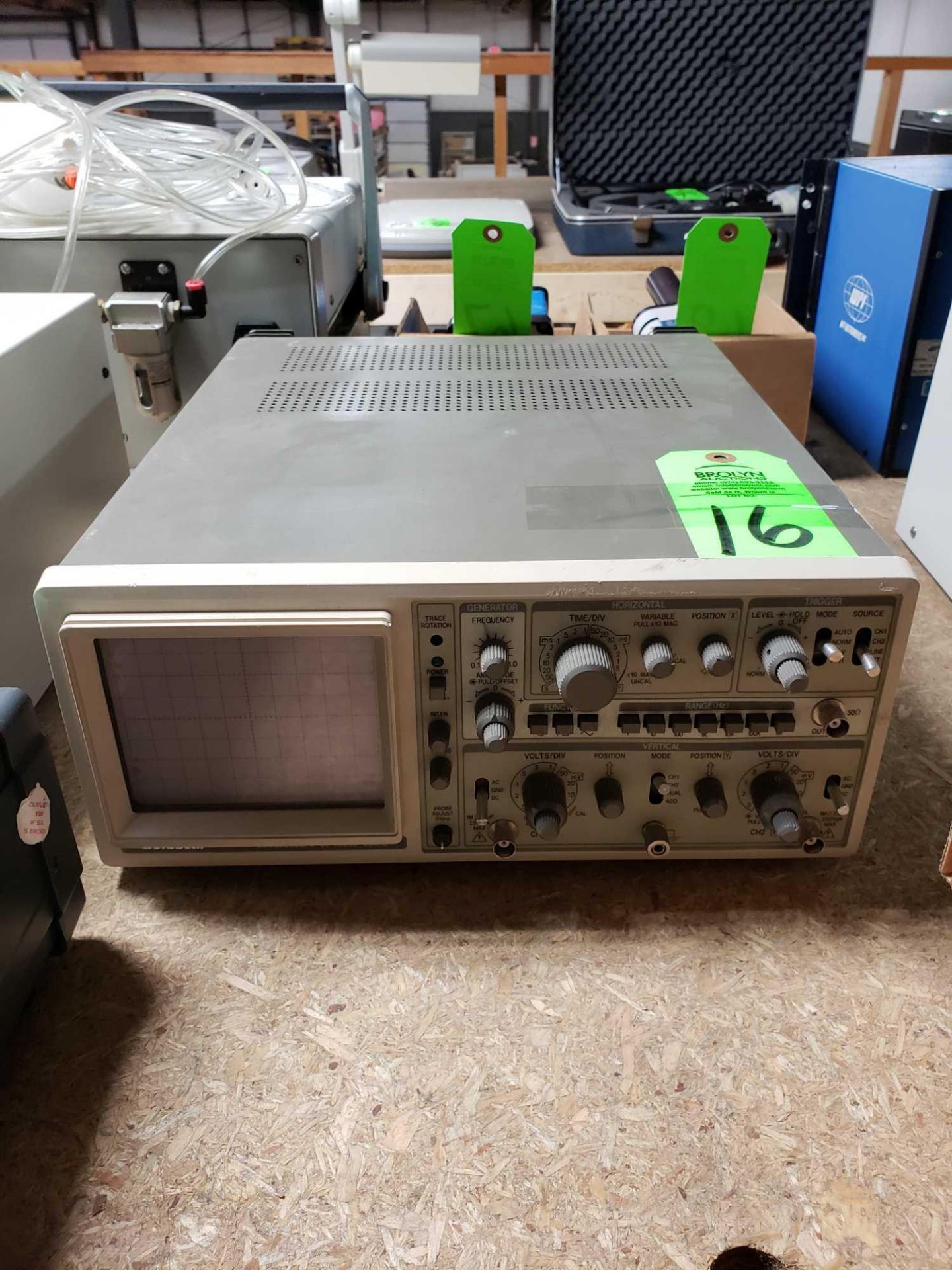 Goldstar Oscilloscope model OS-9020G.