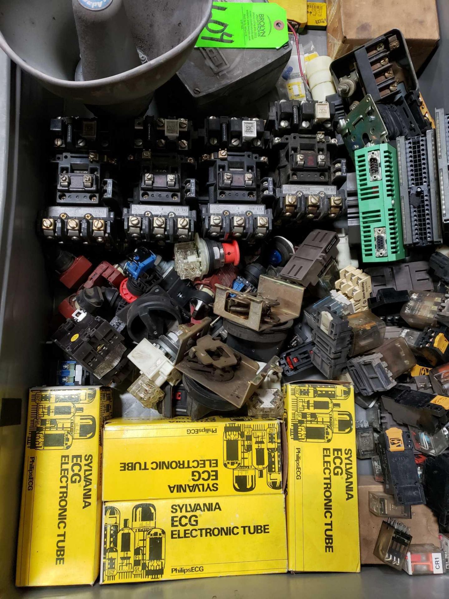 Bin of assorted parts and electrical. - Image 3 of 3