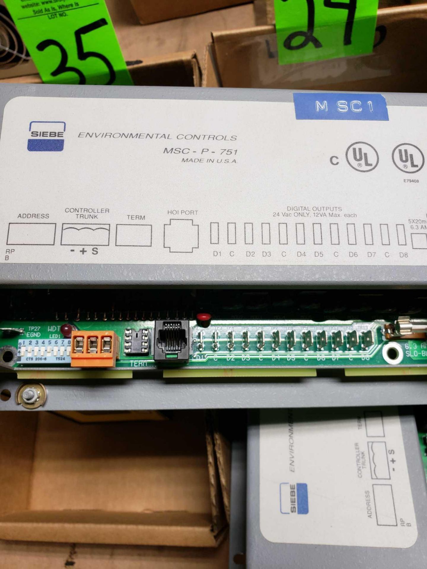 Siebe Environmental Controls model MSC-P-751 controller. - Image 2 of 2