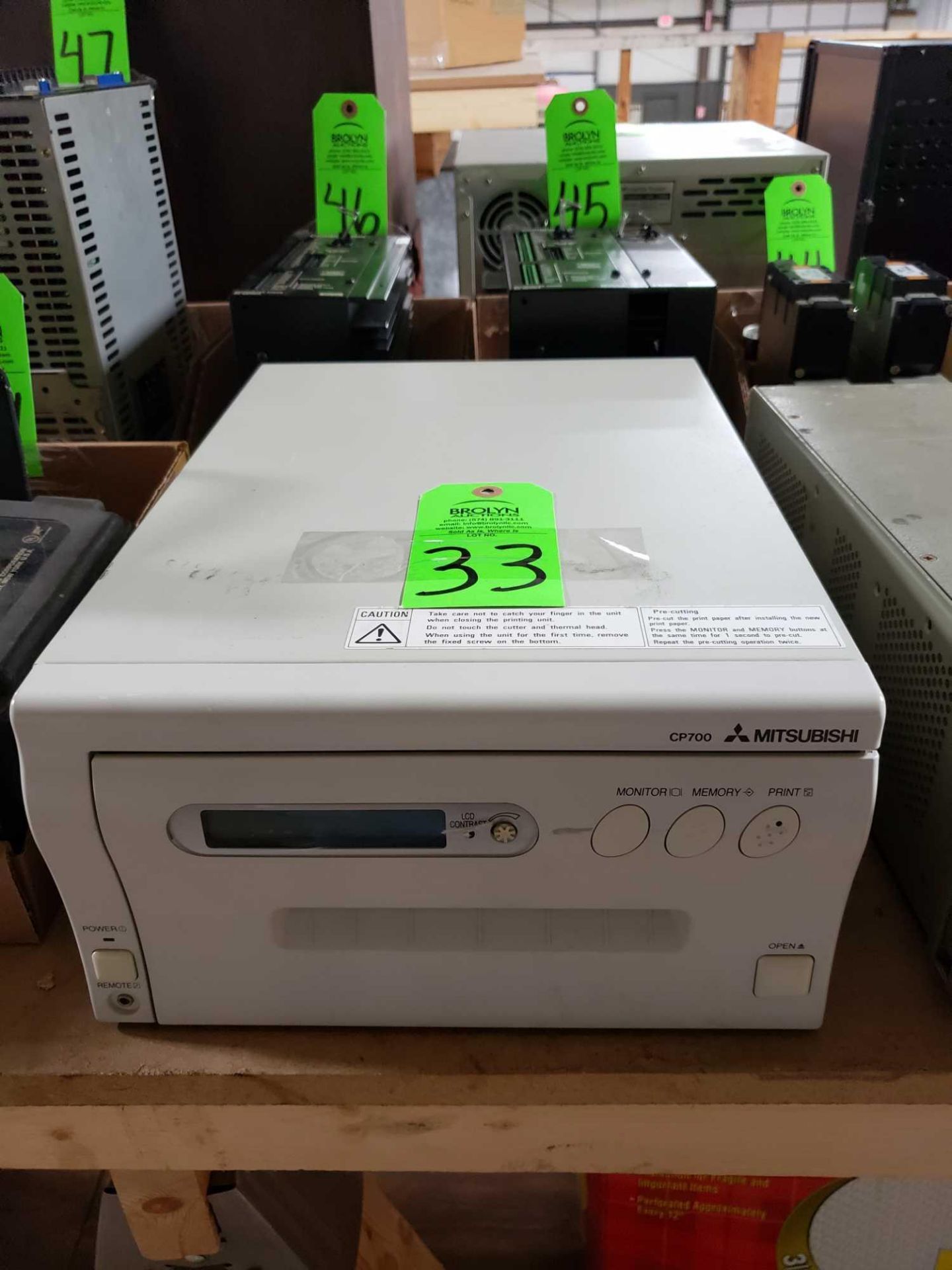 Mitsubishi color video copy processor model CP700UM.