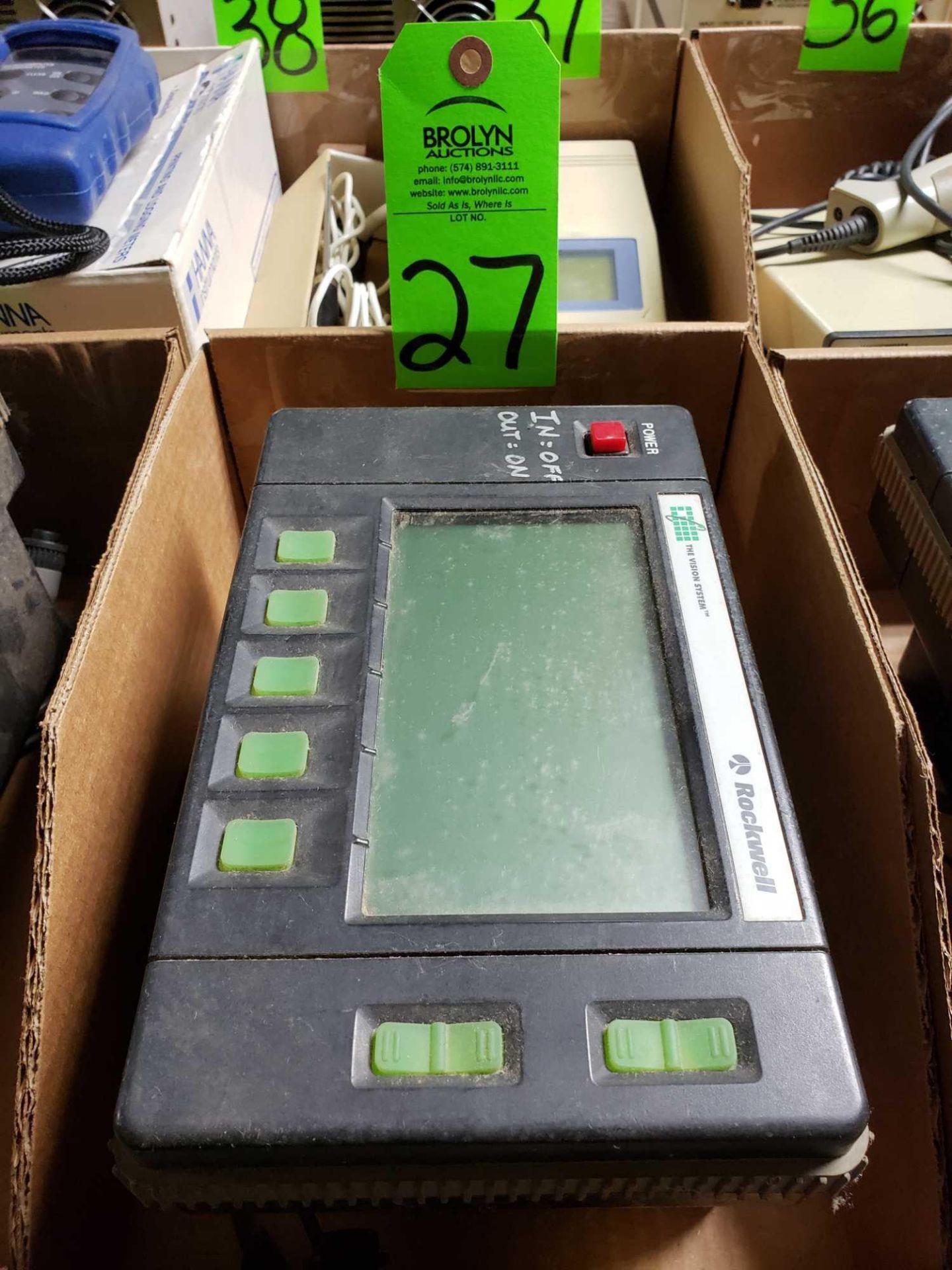 Rockwell International Display vision system model 822-0972-001.