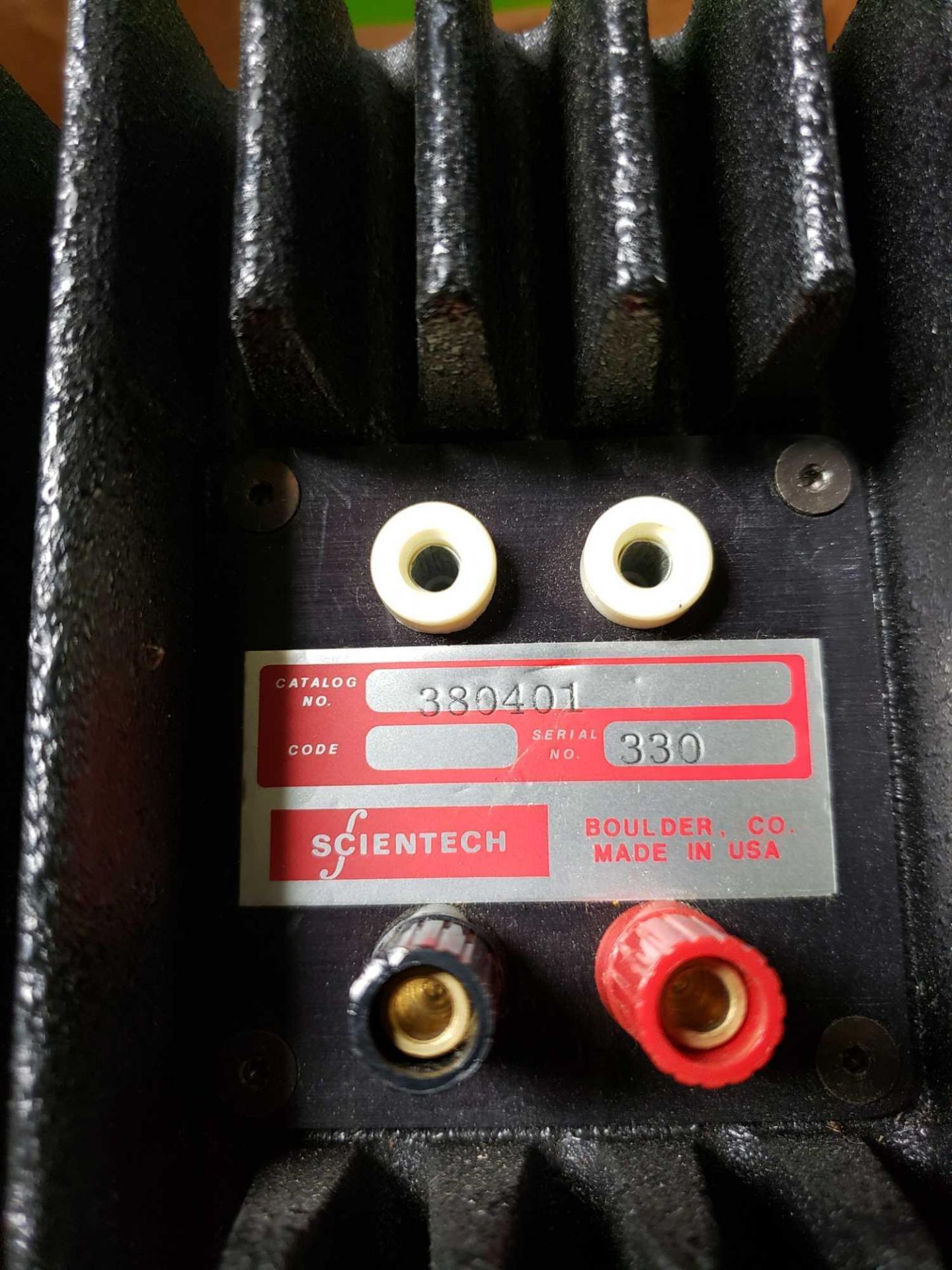 Scientech model 380401 large aperature calorimeter. - Image 2 of 2