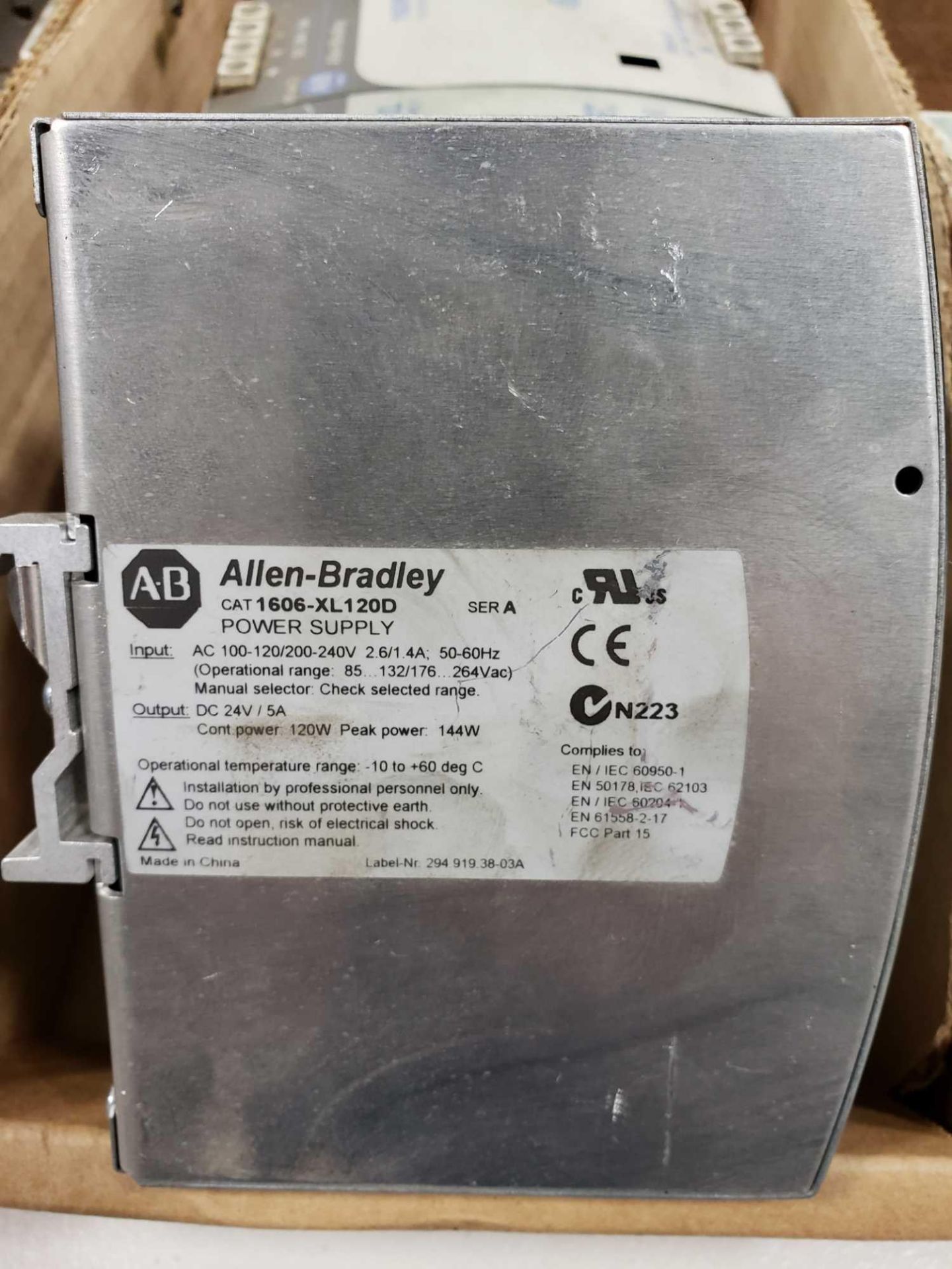 Qty 3 - Allen Bradley Catalog 1606-XL120D power supplies. - Image 2 of 2