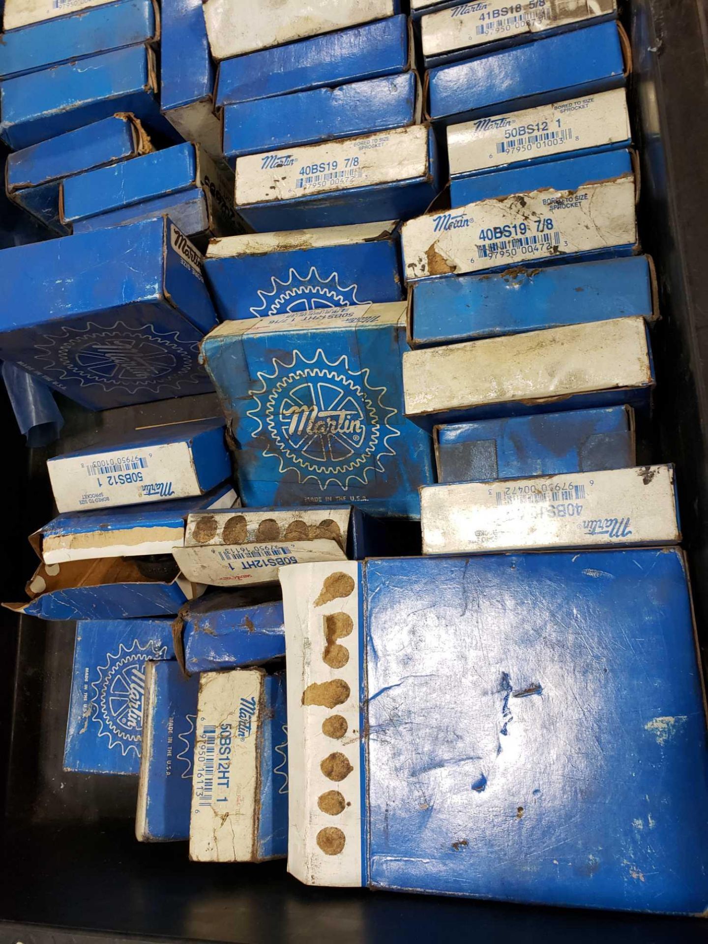 Container of assorted Martin gears. New in boxes. - Image 2 of 3