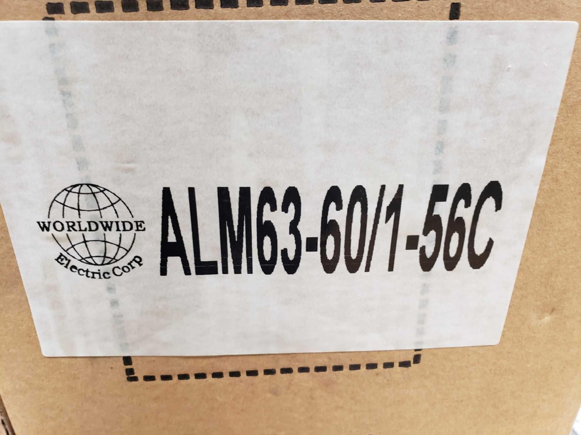 Worldwide Electric Corp model ALM63-60/1-56C gear reducer box. Ratio 60:1. New in box. - Image 2 of 2