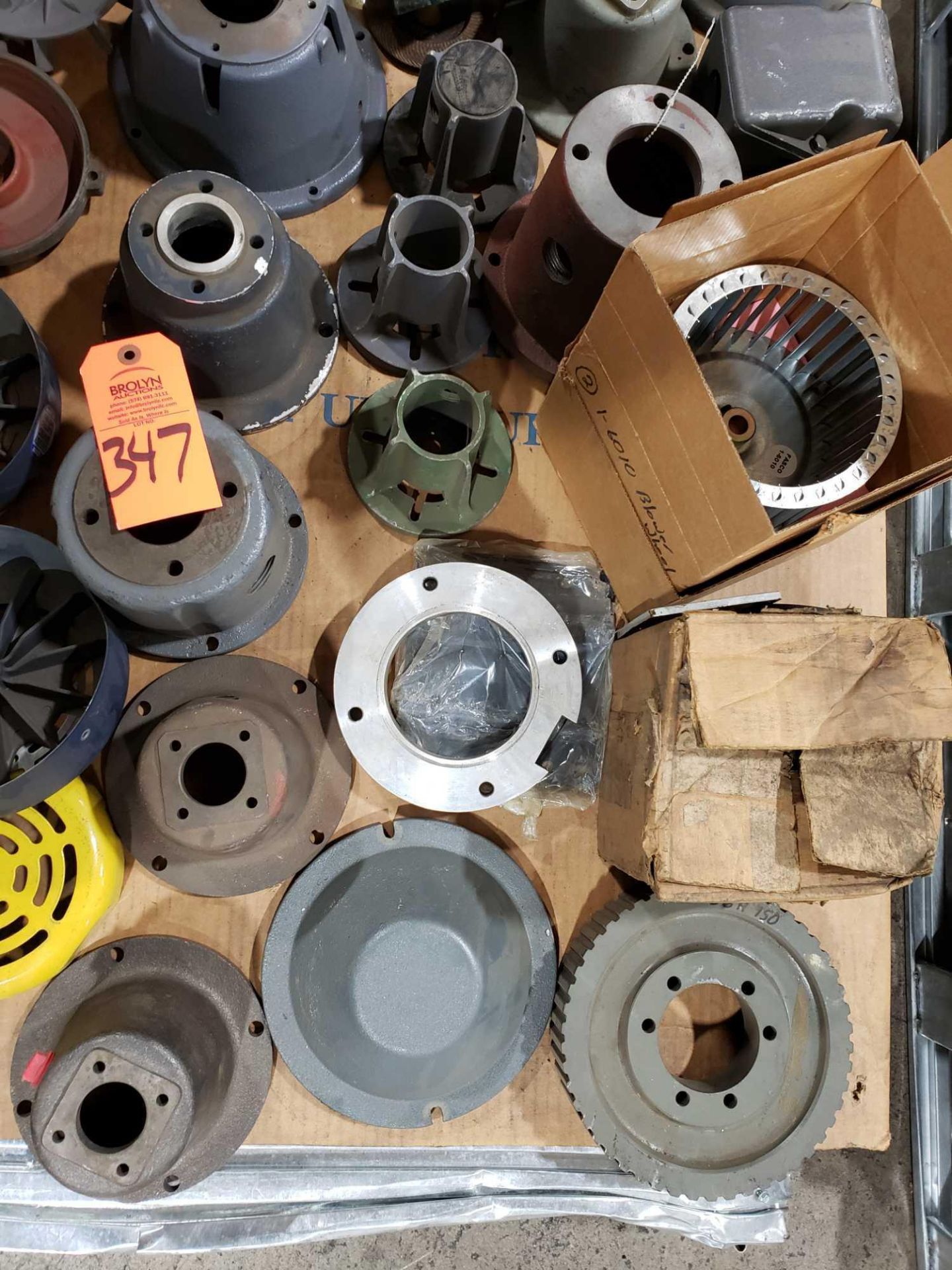 Pallet of assorted motor parts and adapters etc. - Image 9 of 10