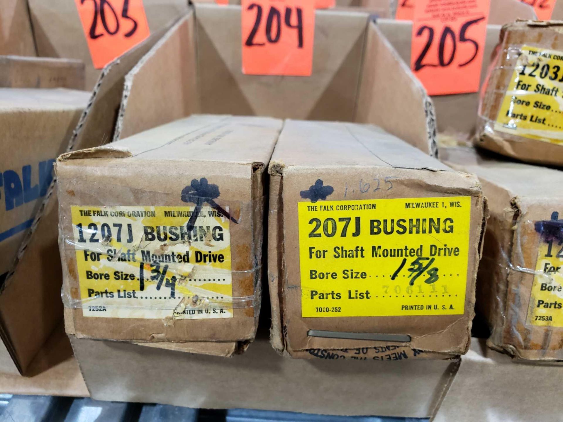 Qty 2 - Falk shaft bushing model 1207J and 207J. New in boxes. - Image 2 of 2