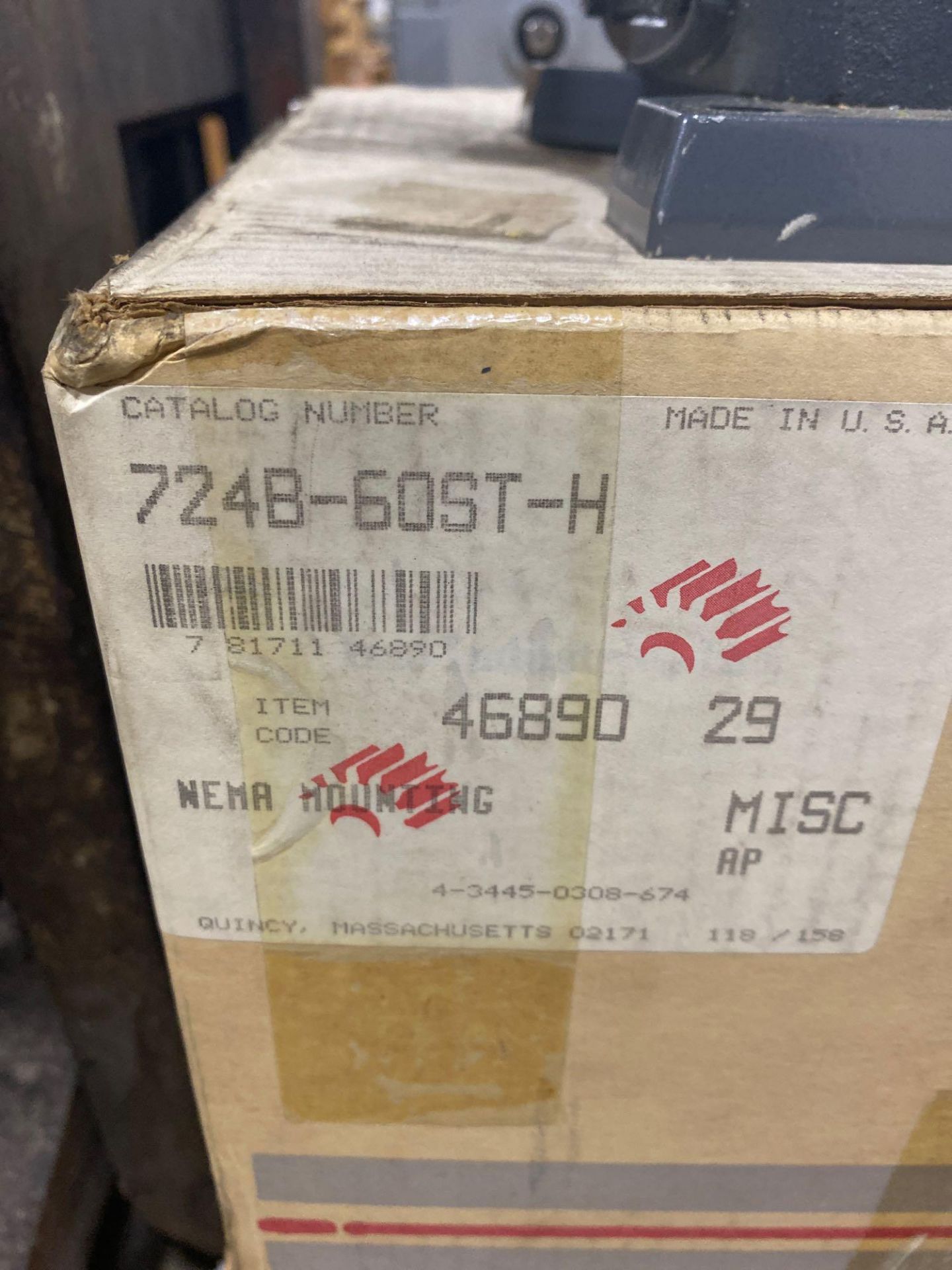 Boston Gear catalog 724B-60ST-H gear box. New in box as pictured. - Image 2 of 3