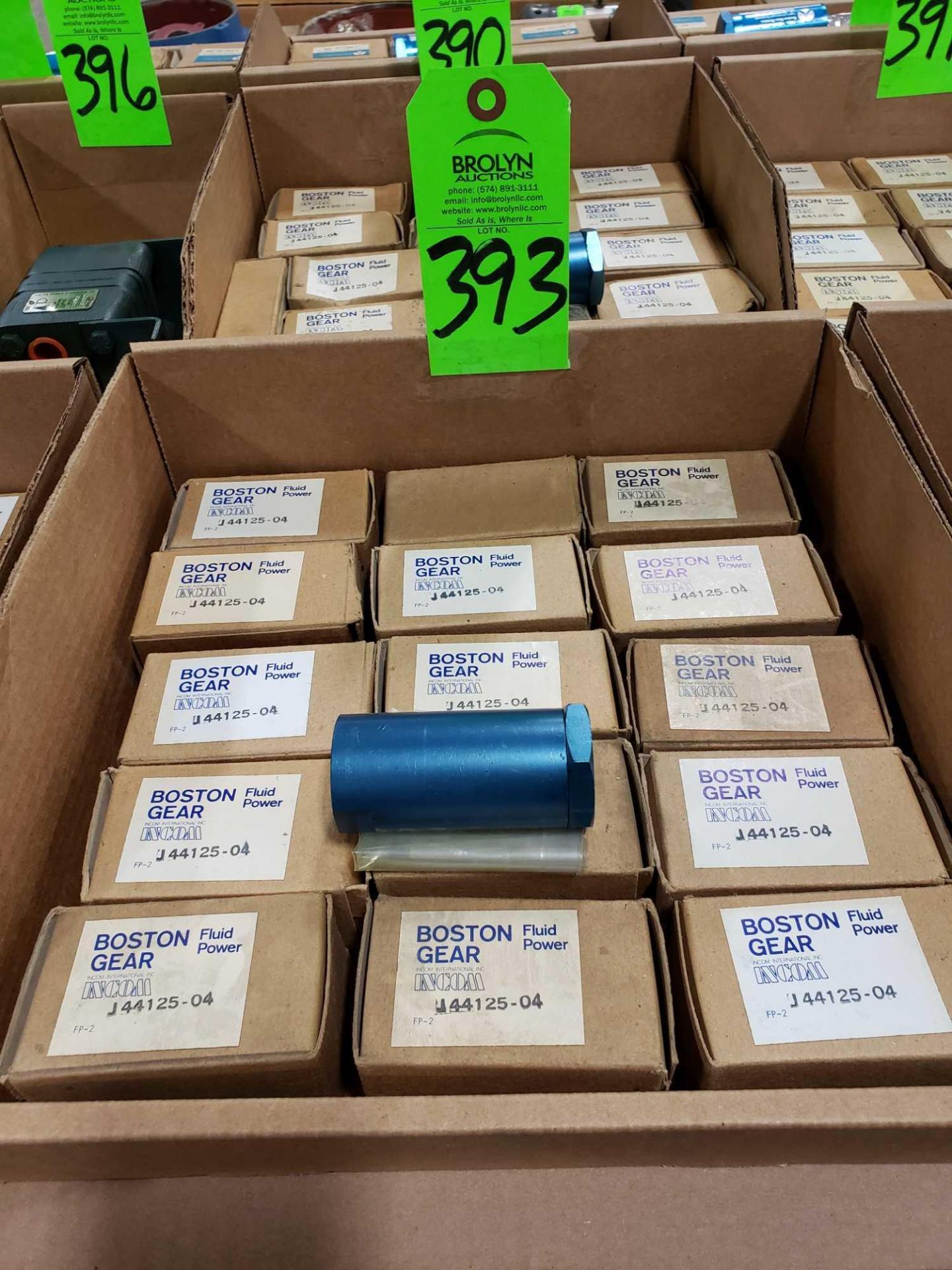 Qty 15 - Fluid Power Products part number J44125-04, Boston Gear Division. New in box.