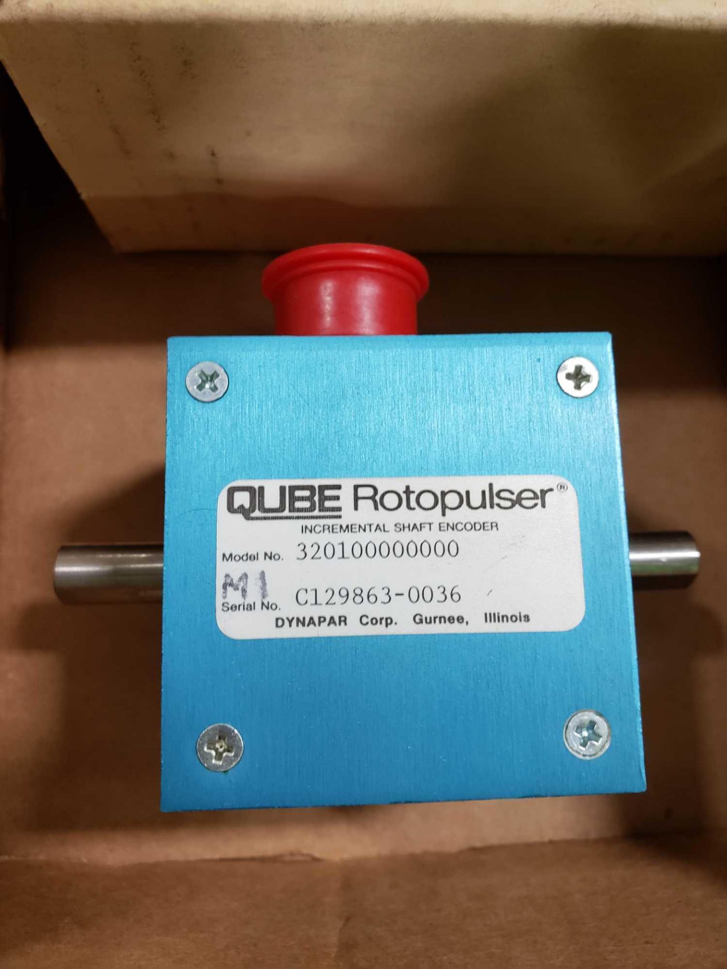 Dynapar Qube Rotopulser model 320100000000 incremental shaft encoder. New in box. - Image 3 of 3