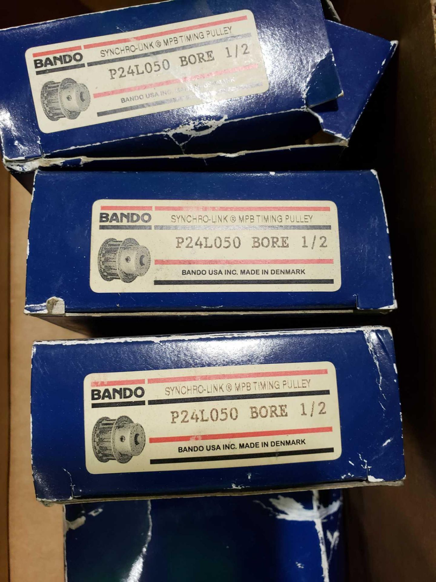 Qty 4 - Bando synchro-link mpb timing pulley model P24L050. New in box. - Image 2 of 2