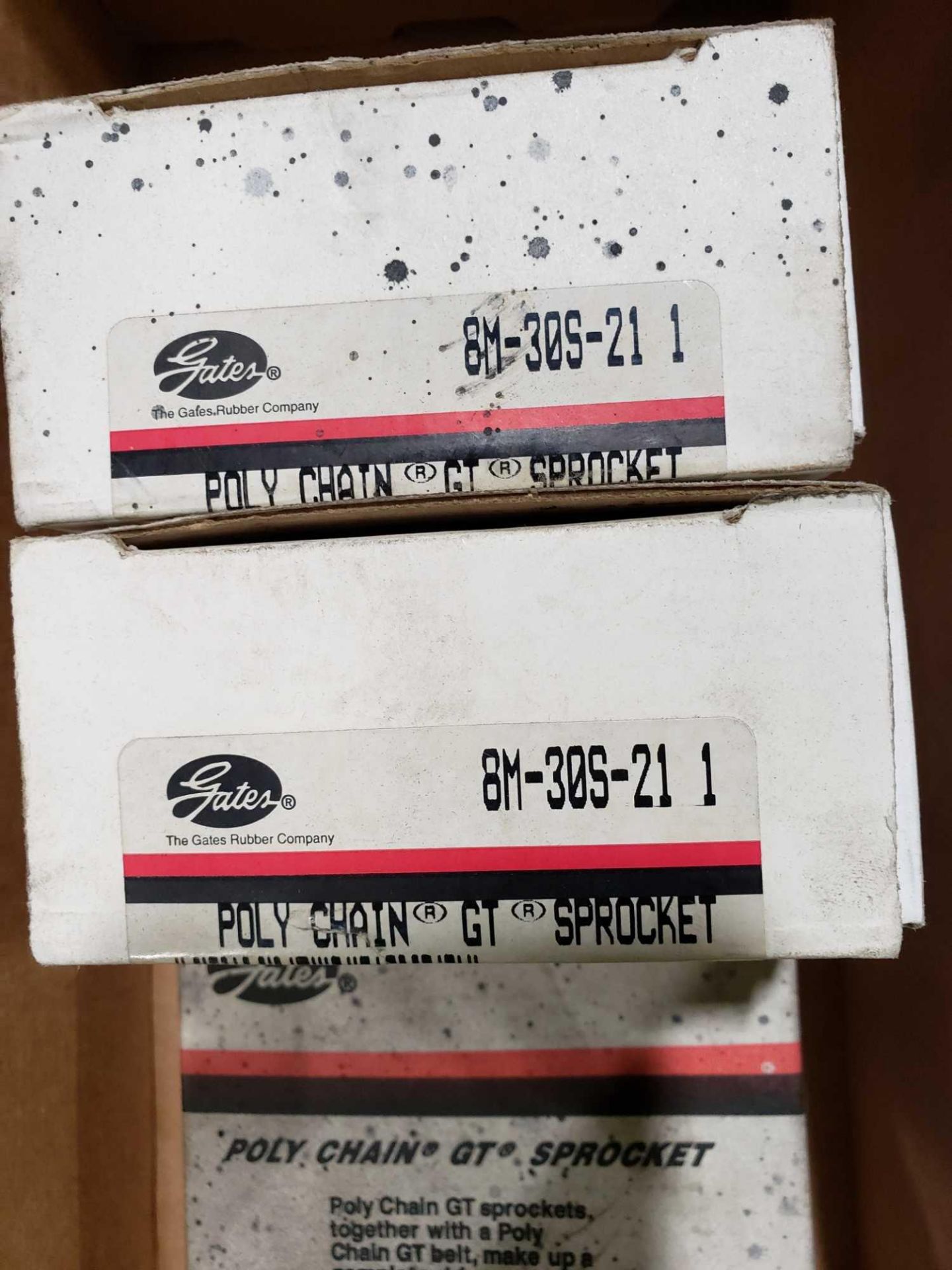 Qty 3 - Gates poly chain GT sprocket model 8M-30S-21. New in boxes. - Image 2 of 2