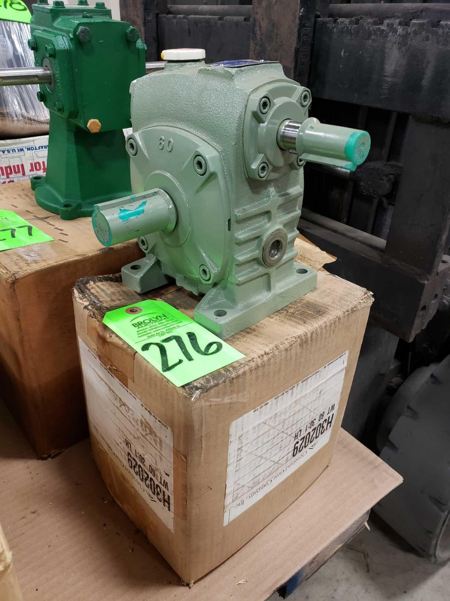 Cleveland speed reducer gear box type WT. Size 60, ratio 30:1. New in box.