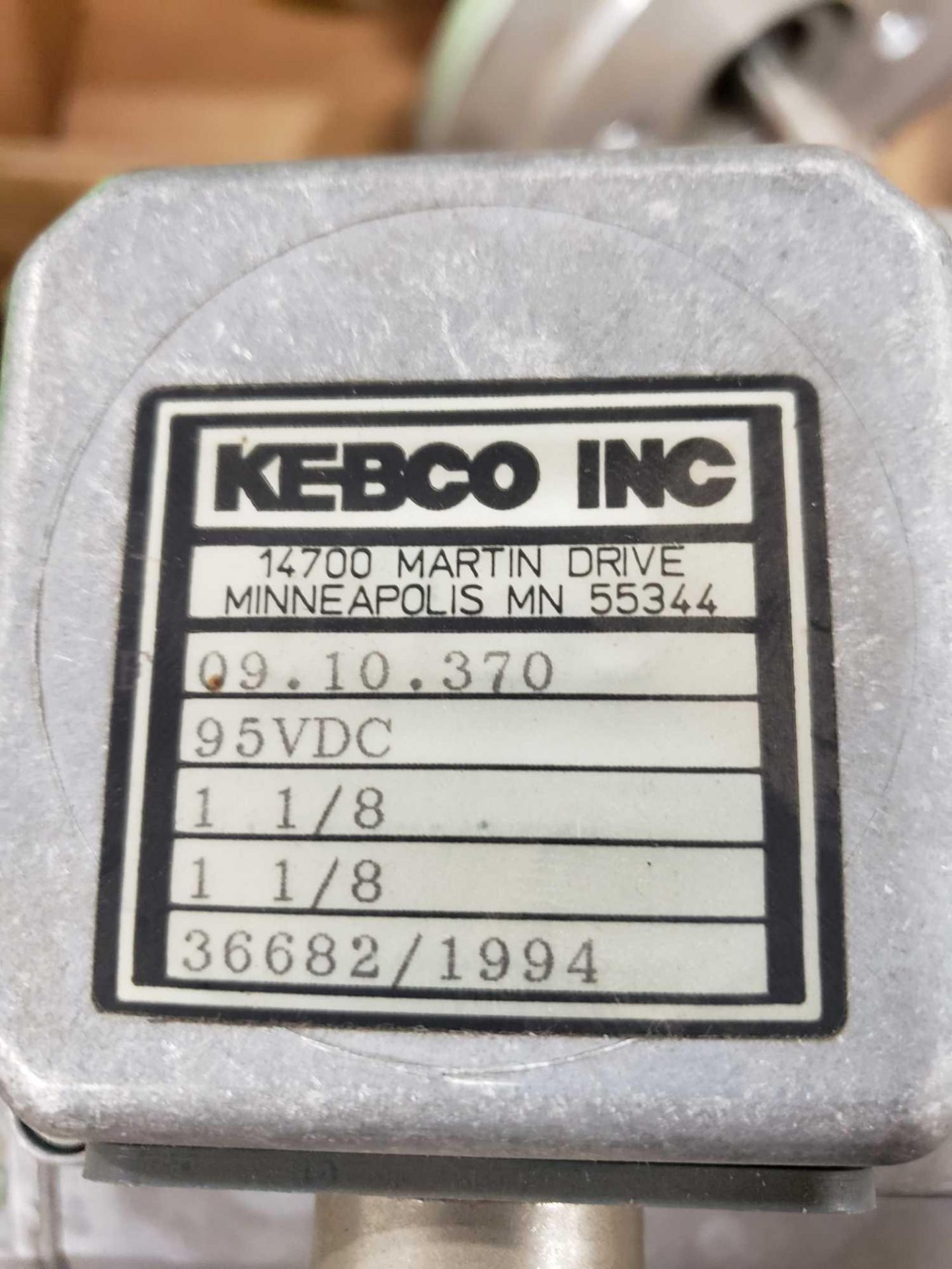 Kebco model 09.10.370 clutch brake. New with minor shelf wear. - Image 2 of 2