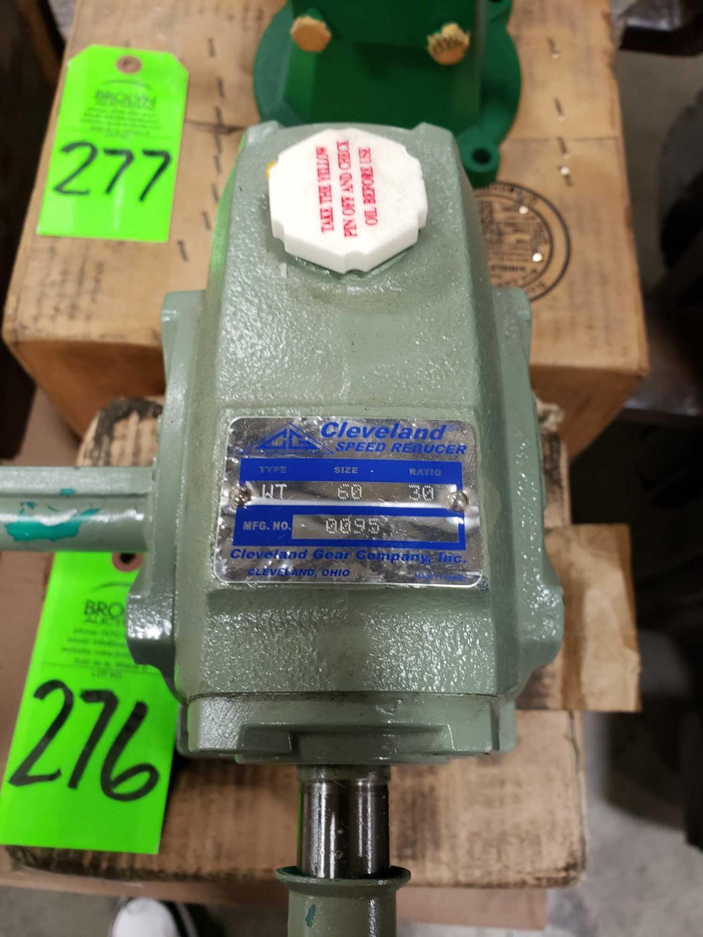Cleveland speed reducer gear box type WT. Size 60, ratio 30:1. New in box. - Image 2 of 3