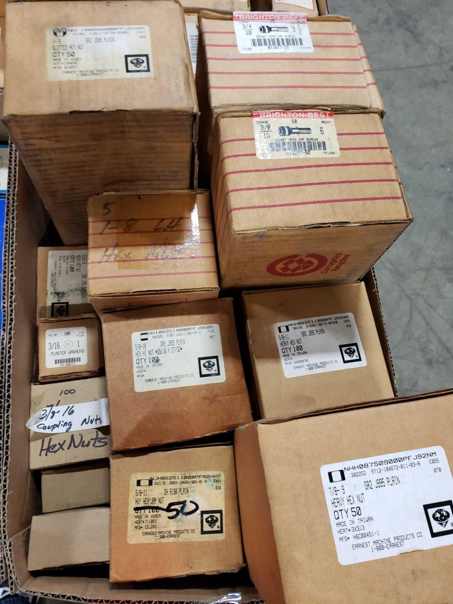 Qty 11 - Assorted boxes of new hardware, high grade, nuts, bolts, washers, etc. New in box. - Image 2 of 2