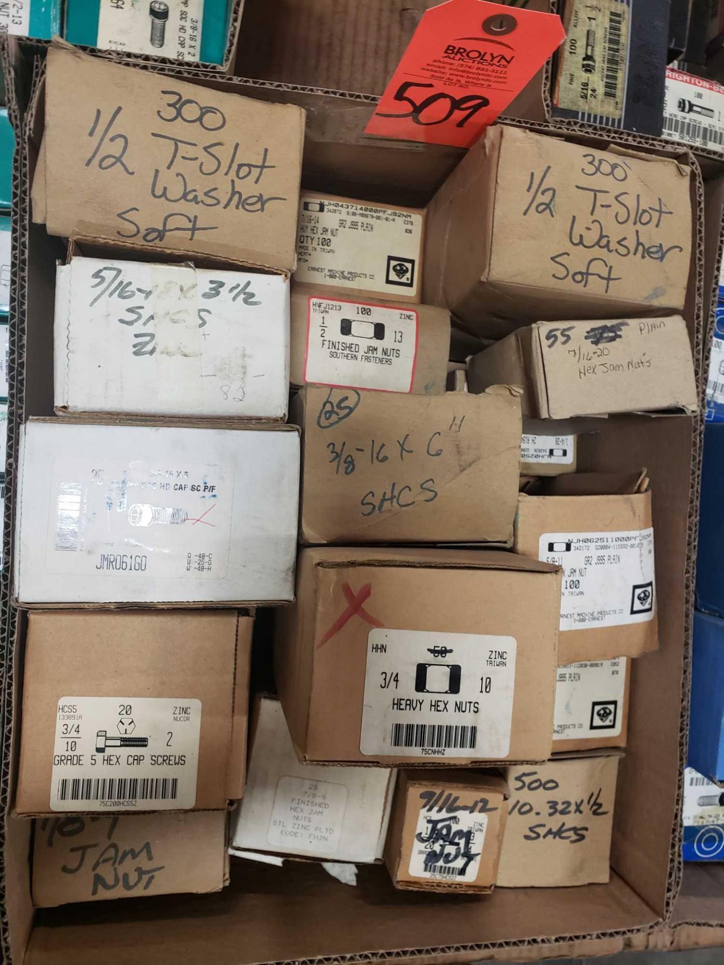 Qty 17 - Assorted boxes of new hardware, high grade, nuts, bolts, washers, etc. New in box. - Image 2 of 2