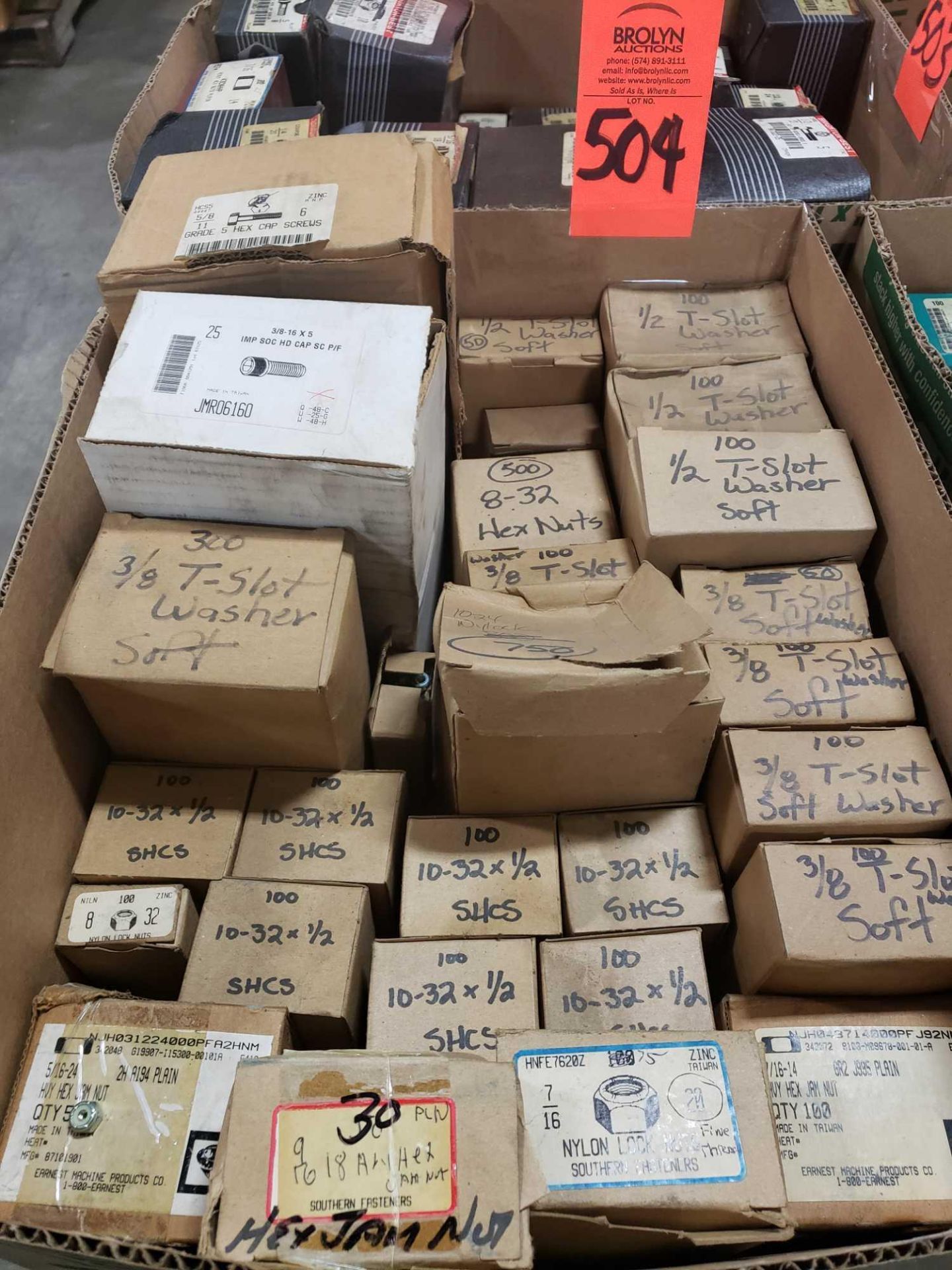 Qty 28 - Assorted boxes of new hardware, high grade, nuts, bolts, washers, etc. New in box.