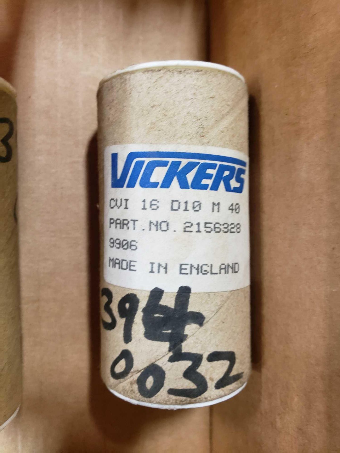 Qty 3 - Vickers hydraulic cartridge model CVI-16-D10-M-40. New in package. - Image 2 of 2