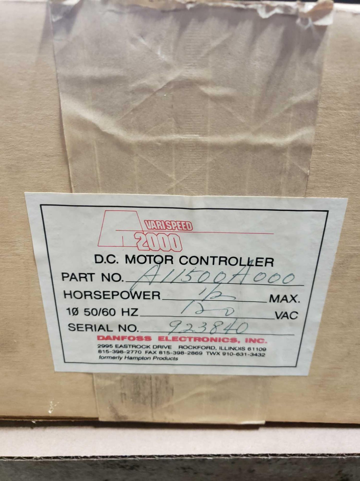 Danfoss Electronics part number A11500A000, 1/2hp drive. New in box. - Image 4 of 4